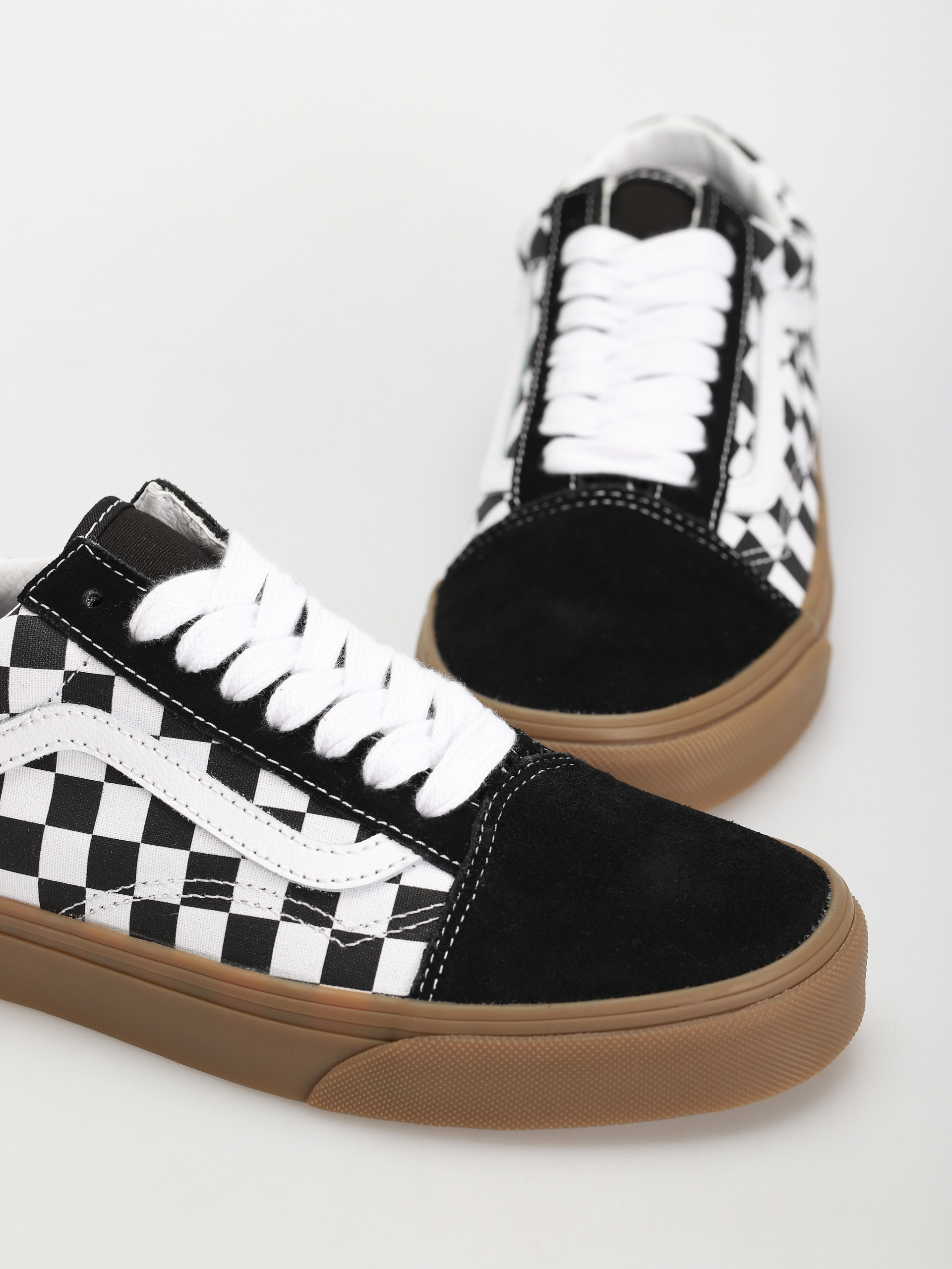 Boty Vans Old Skool (fat lace checker black)