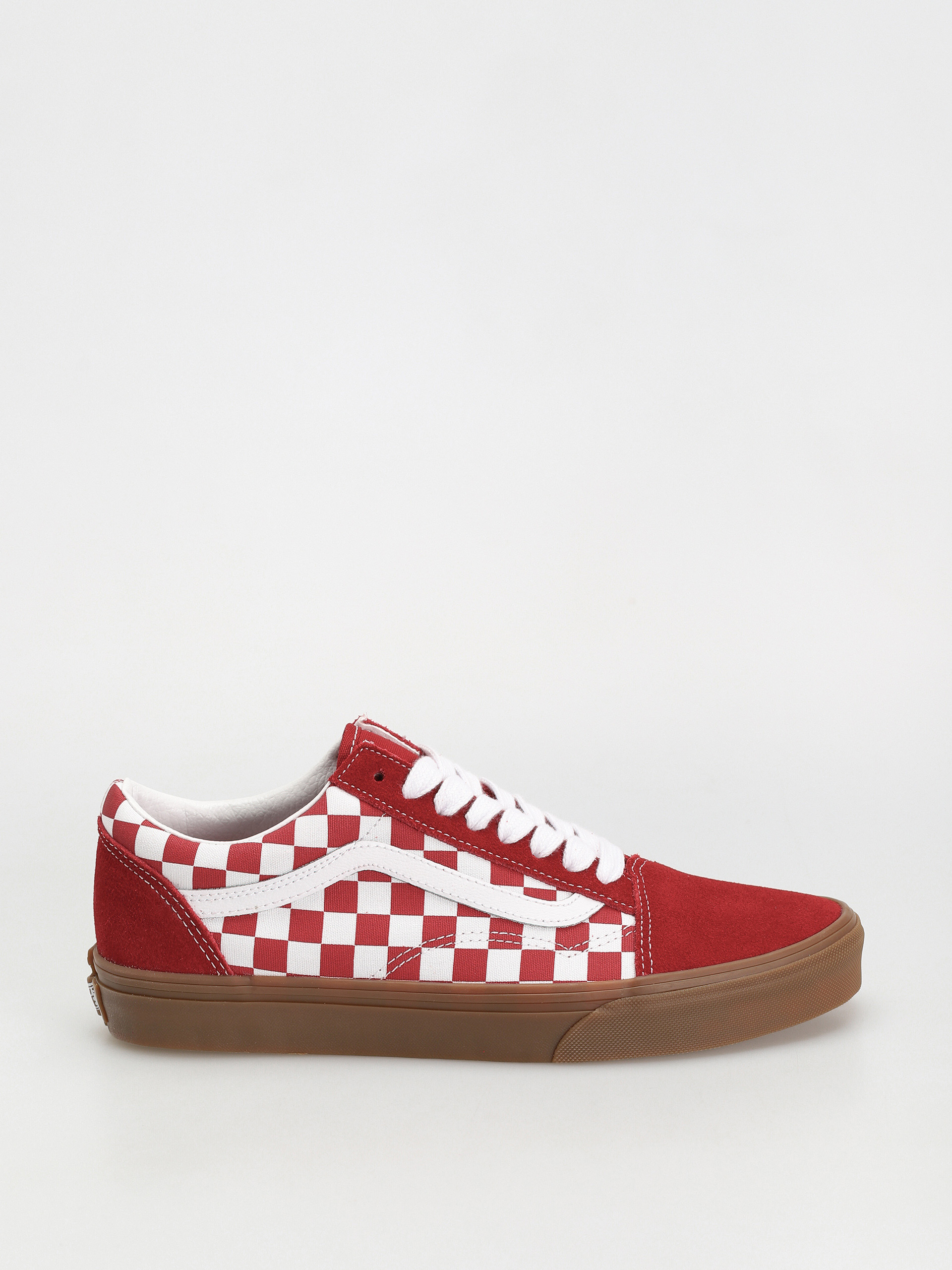 Boty Vans Old Skool (fat lace checker red)