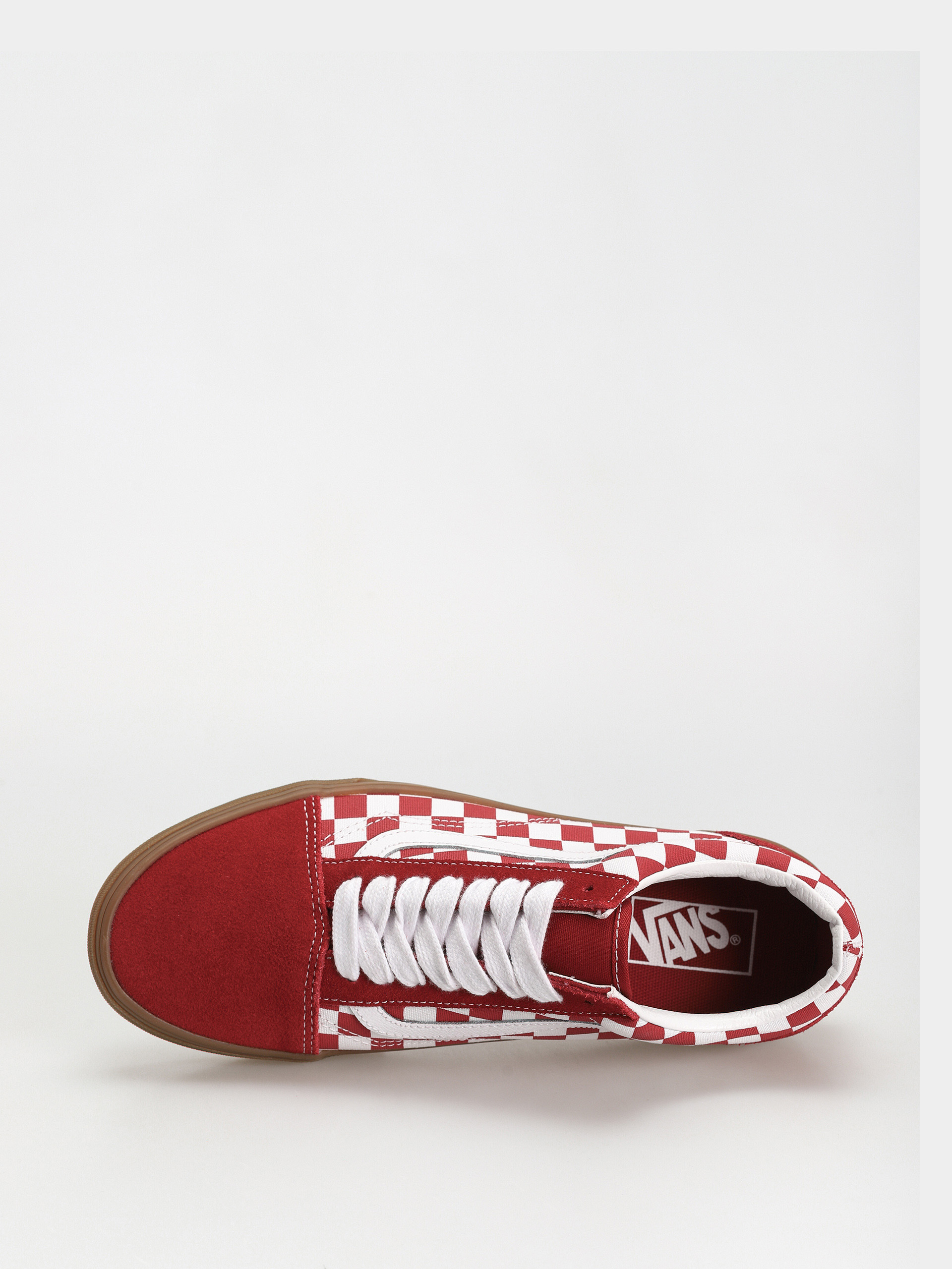 Boty Vans Old Skool (fat lace checker red)