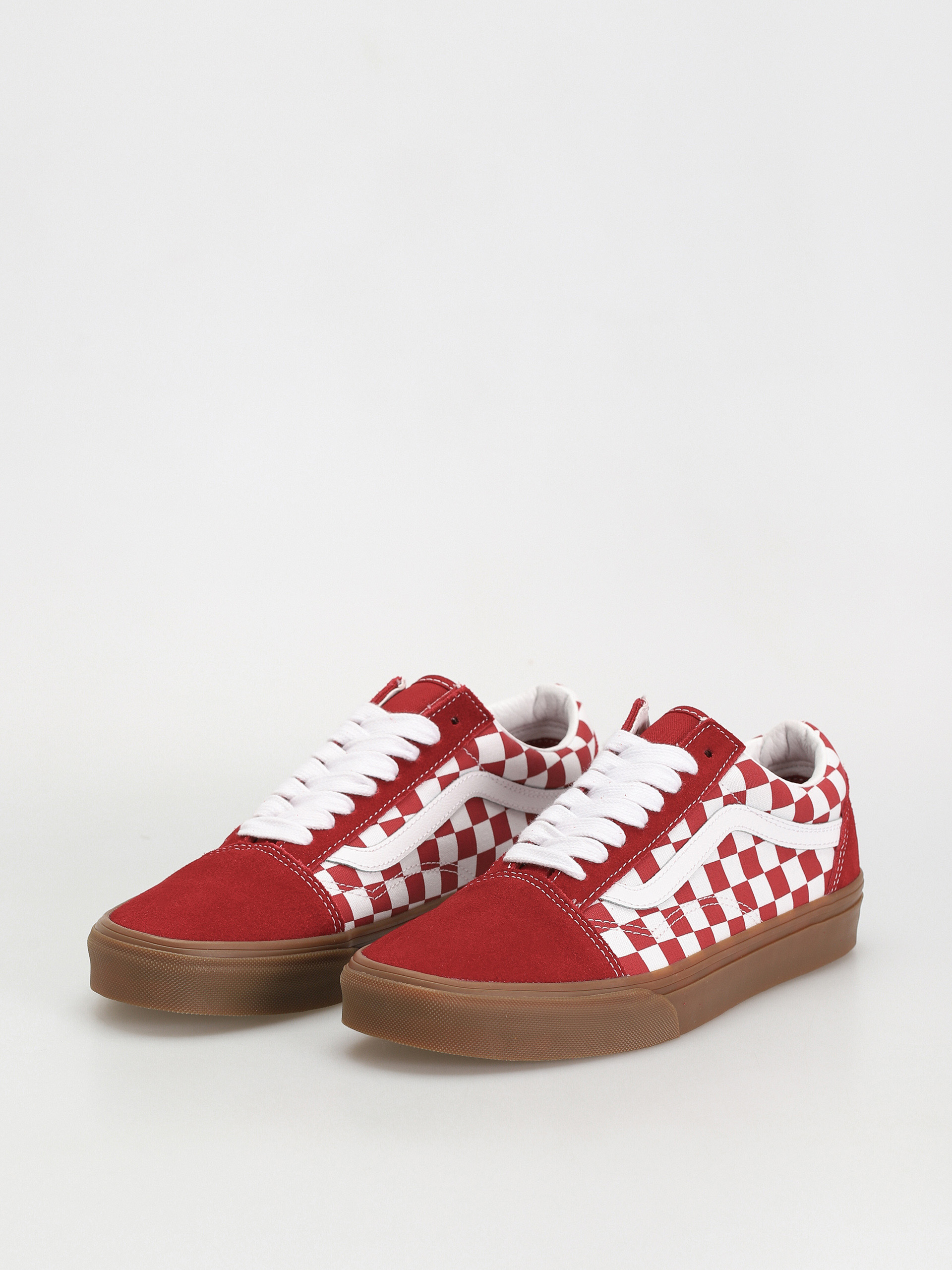 Boty Vans Old Skool (fat lace checker red)