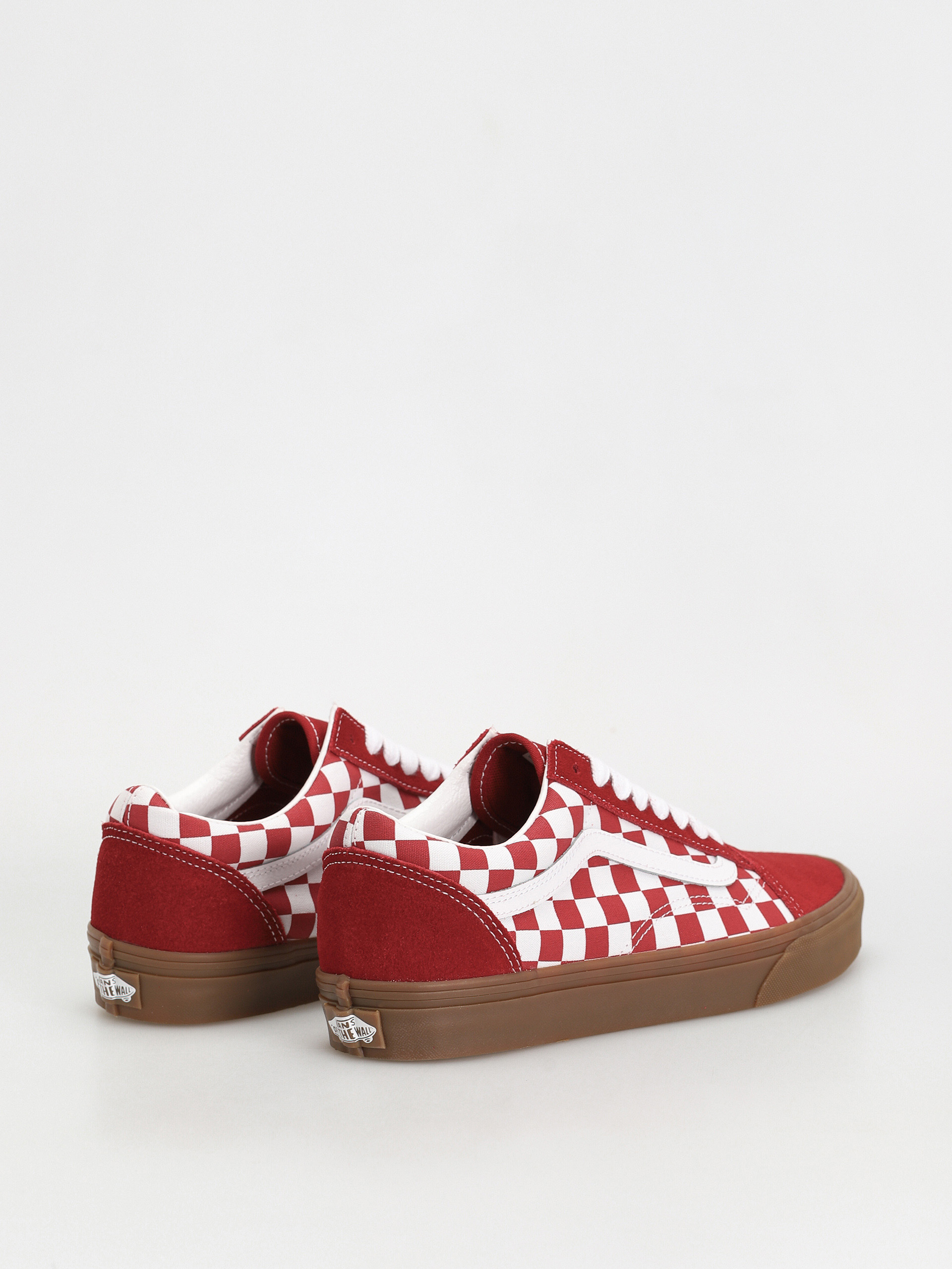 Boty Vans Old Skool (fat lace checker red)
