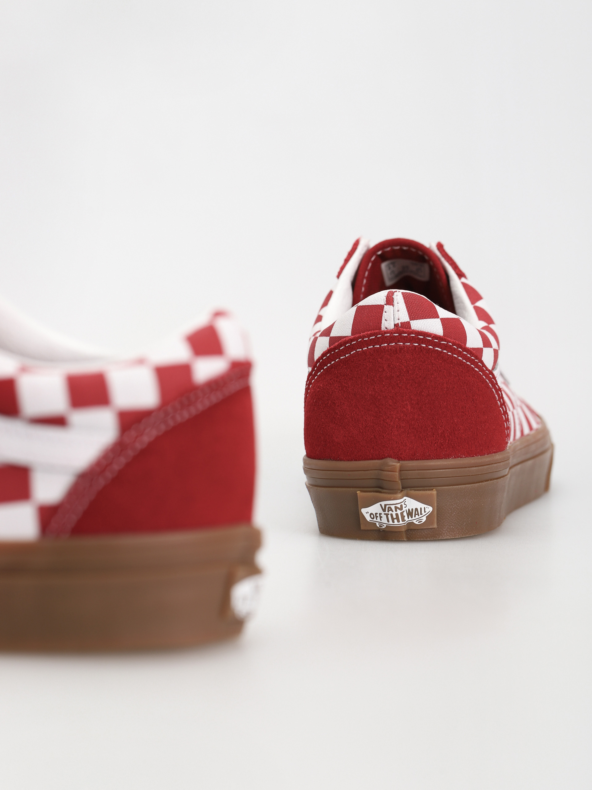 Boty Vans Old Skool (fat lace checker red)