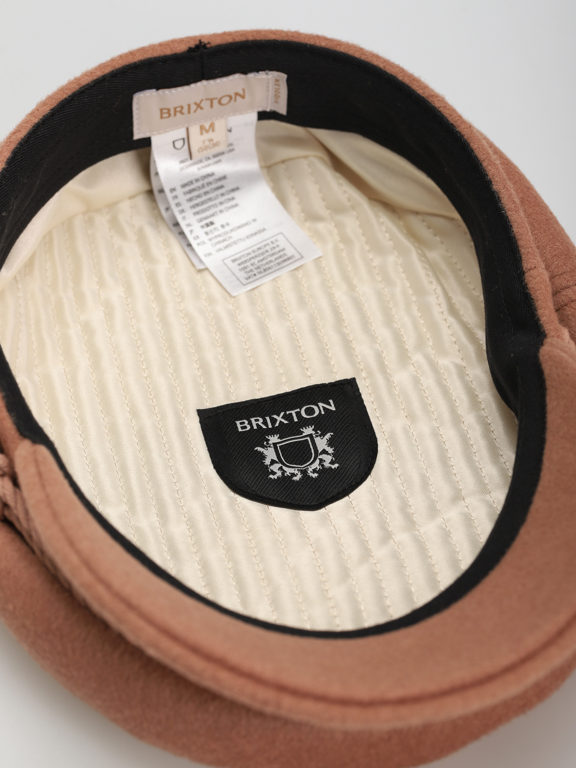 Klobouk s kšiltem Brixton Fiddler Cap Wmn (rose gold)