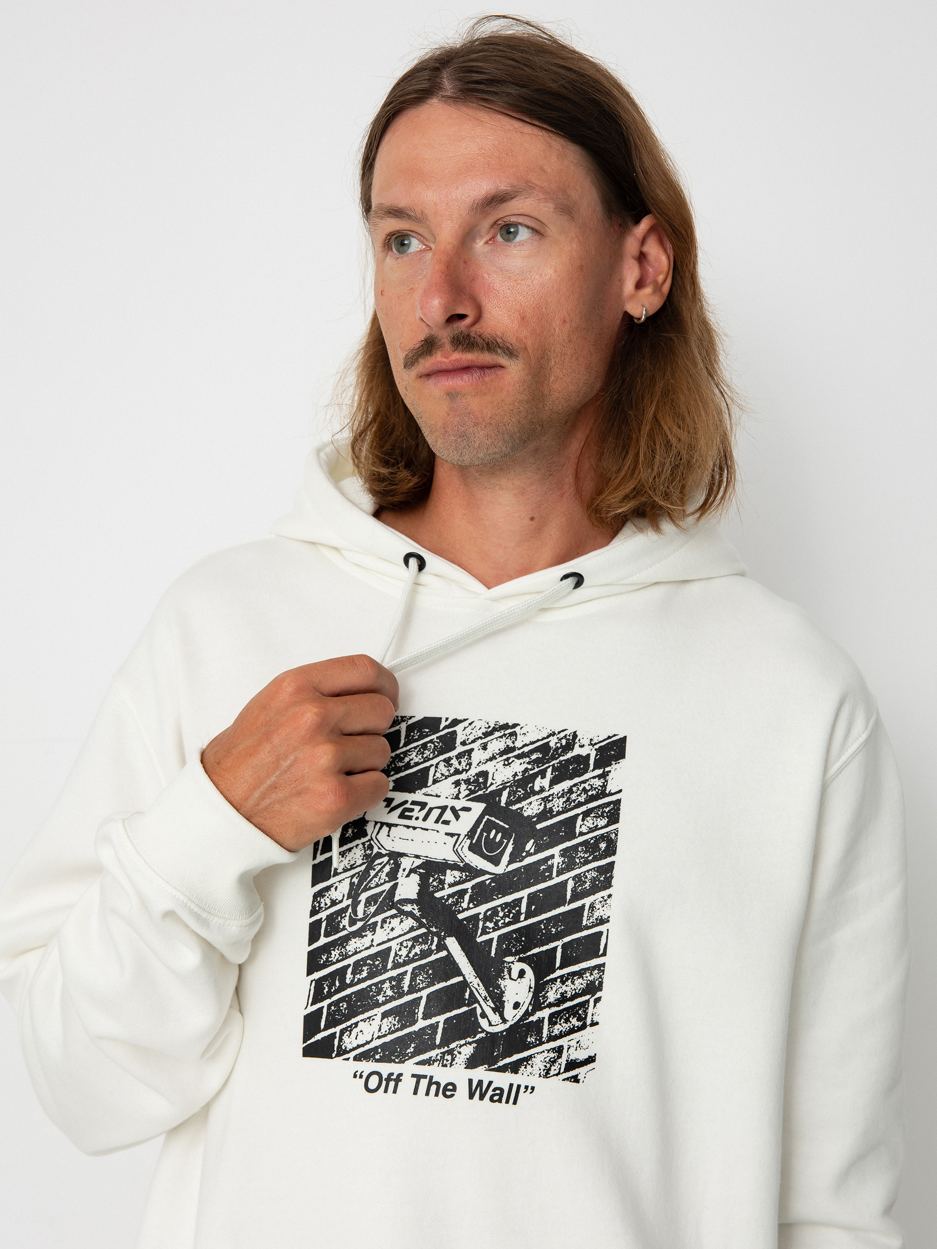 Mikina s kapucí Vans Surveillance HD (marshmallow)