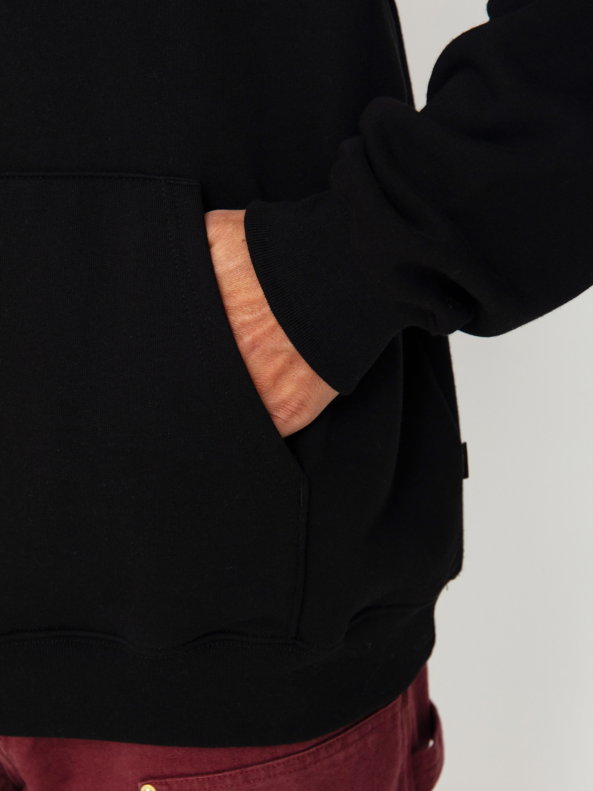 Mikina s kapucí Vans OG Open Mouth Loose HD (black)