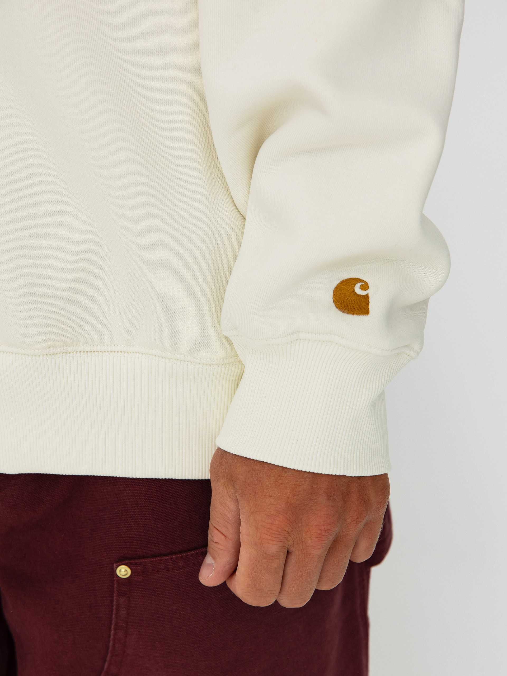 Mikina Carhartt WIP Chase (wax/gold)