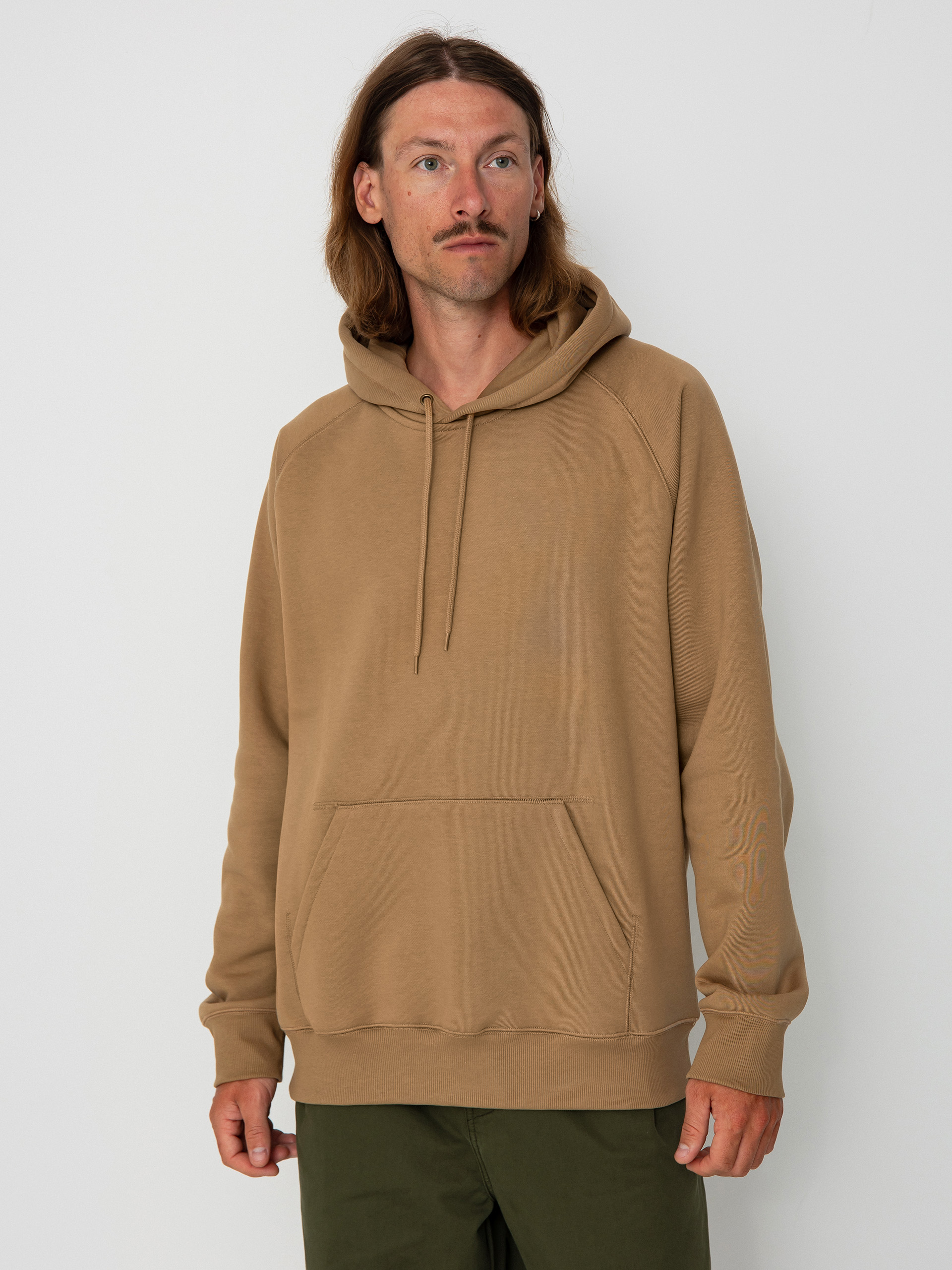 Mikina s kapucí Carhartt WIP Chase HD (peanut/gold)