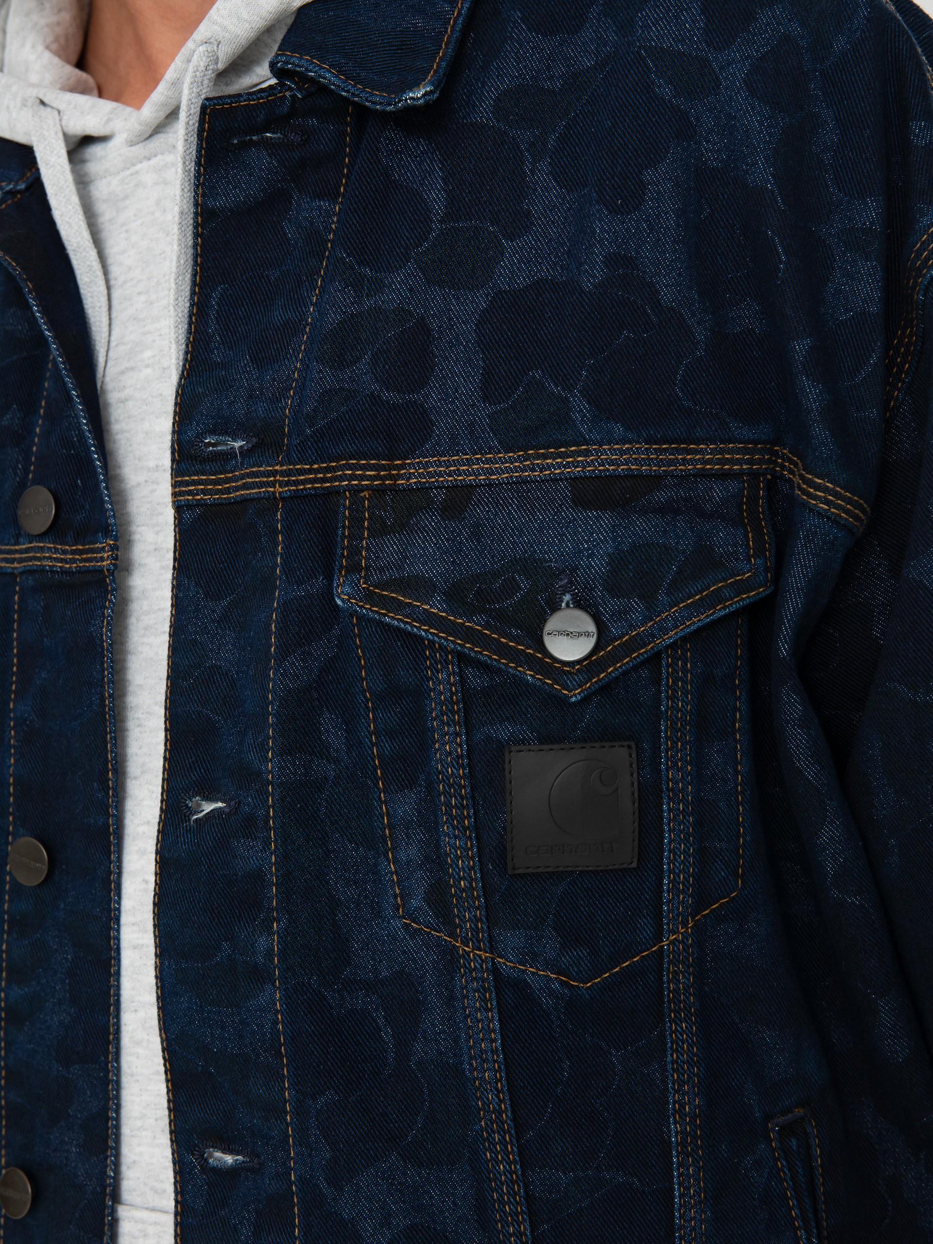 Bunda Carhartt WIP Duck Helston (camo duck/blue)