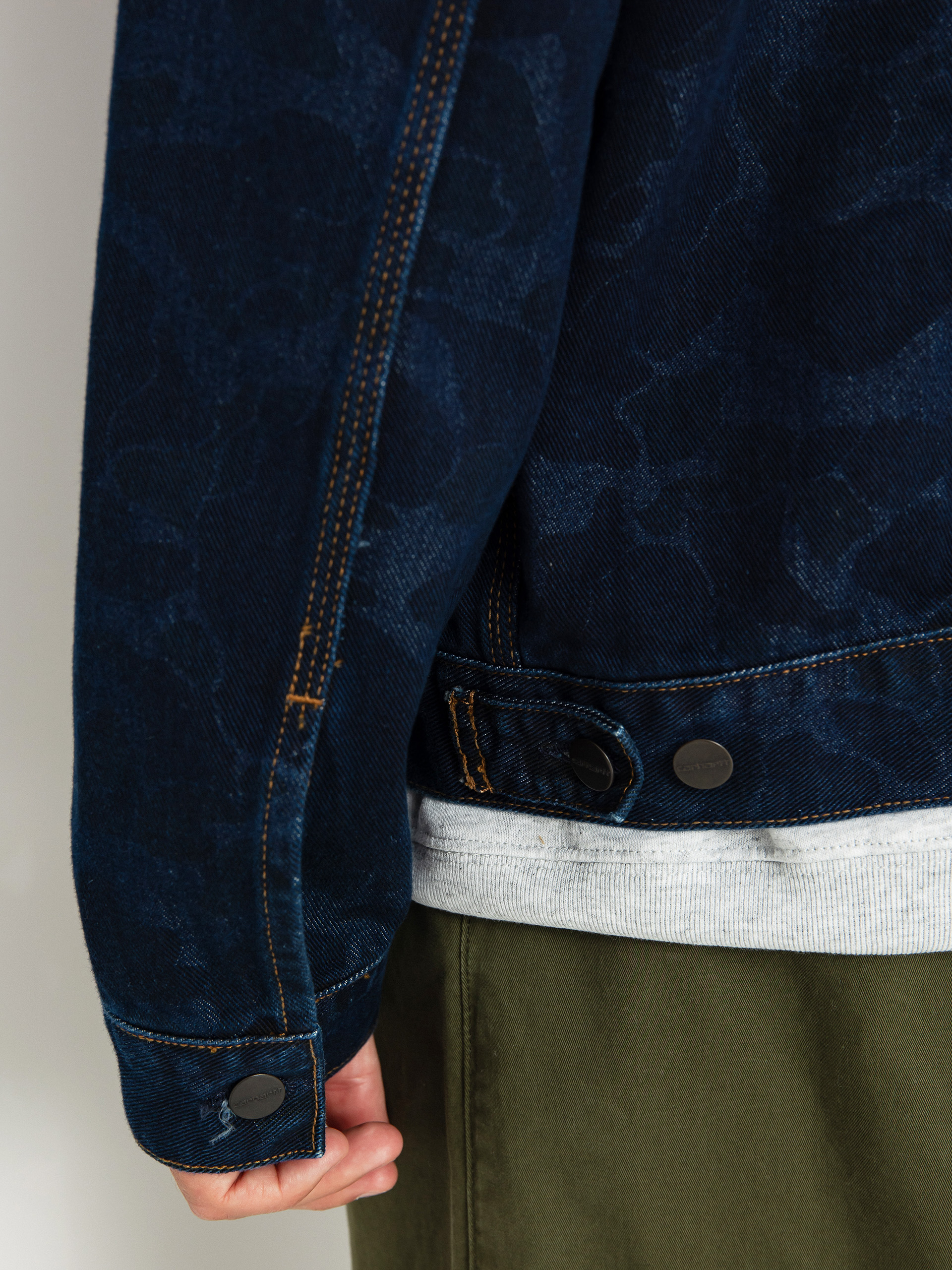 Bunda Carhartt WIP Duck Helston (camo duck/blue)
