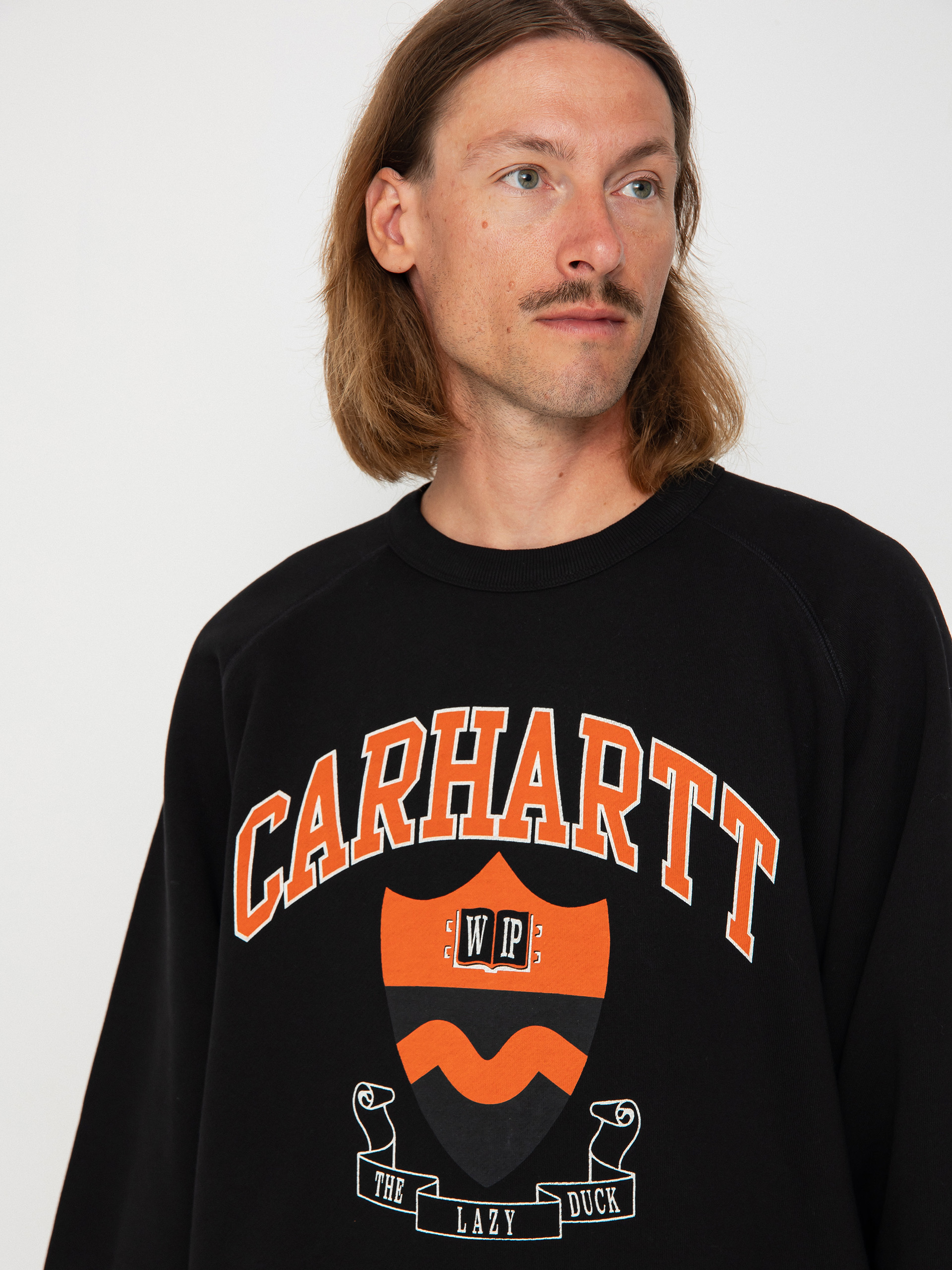 Mikina Carhartt WIP Lazy Duck Academy (black)