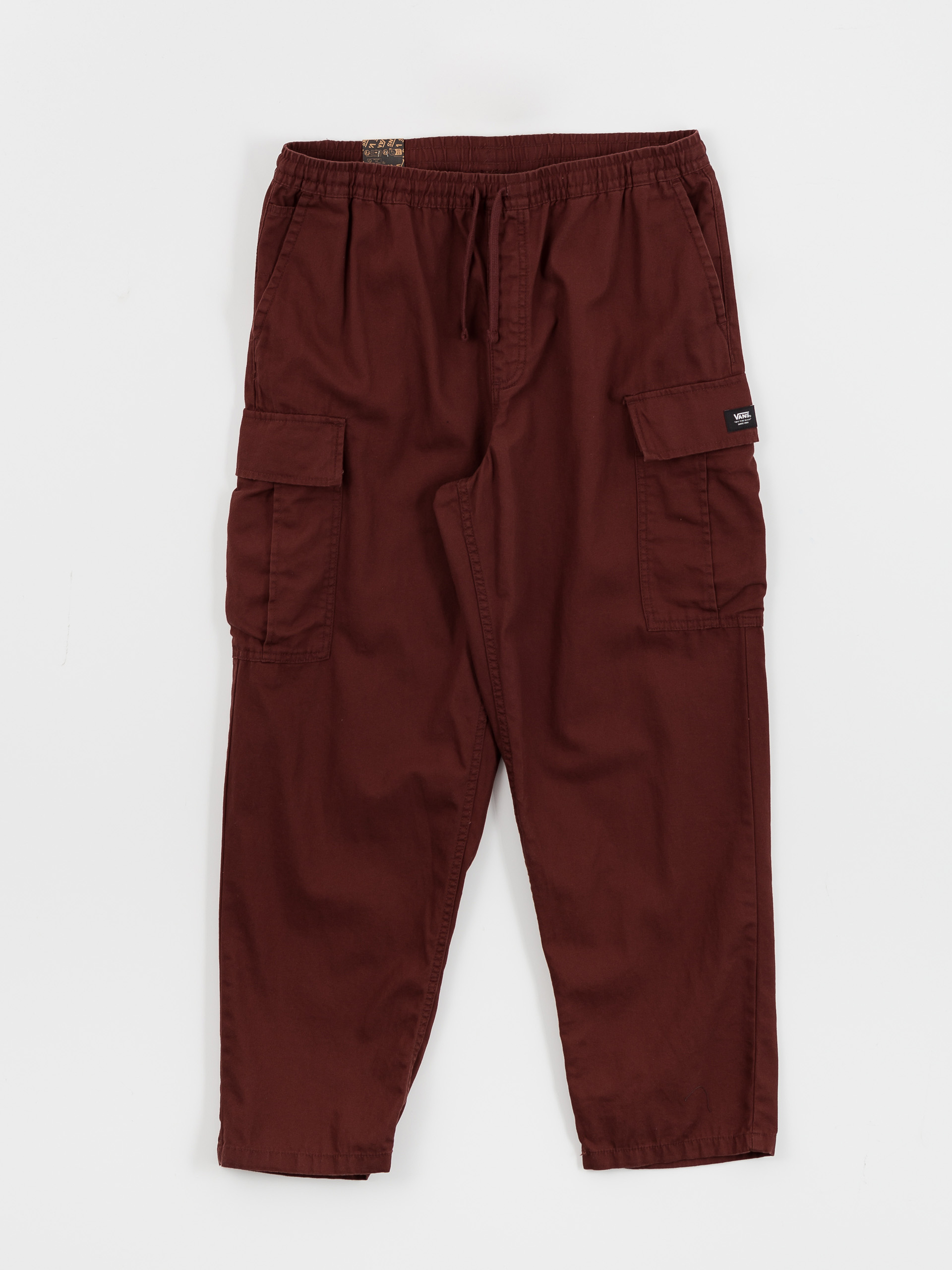 Kalhoty Vans Range Cargo Baggy Tapered Elastic (bitter chocolate)