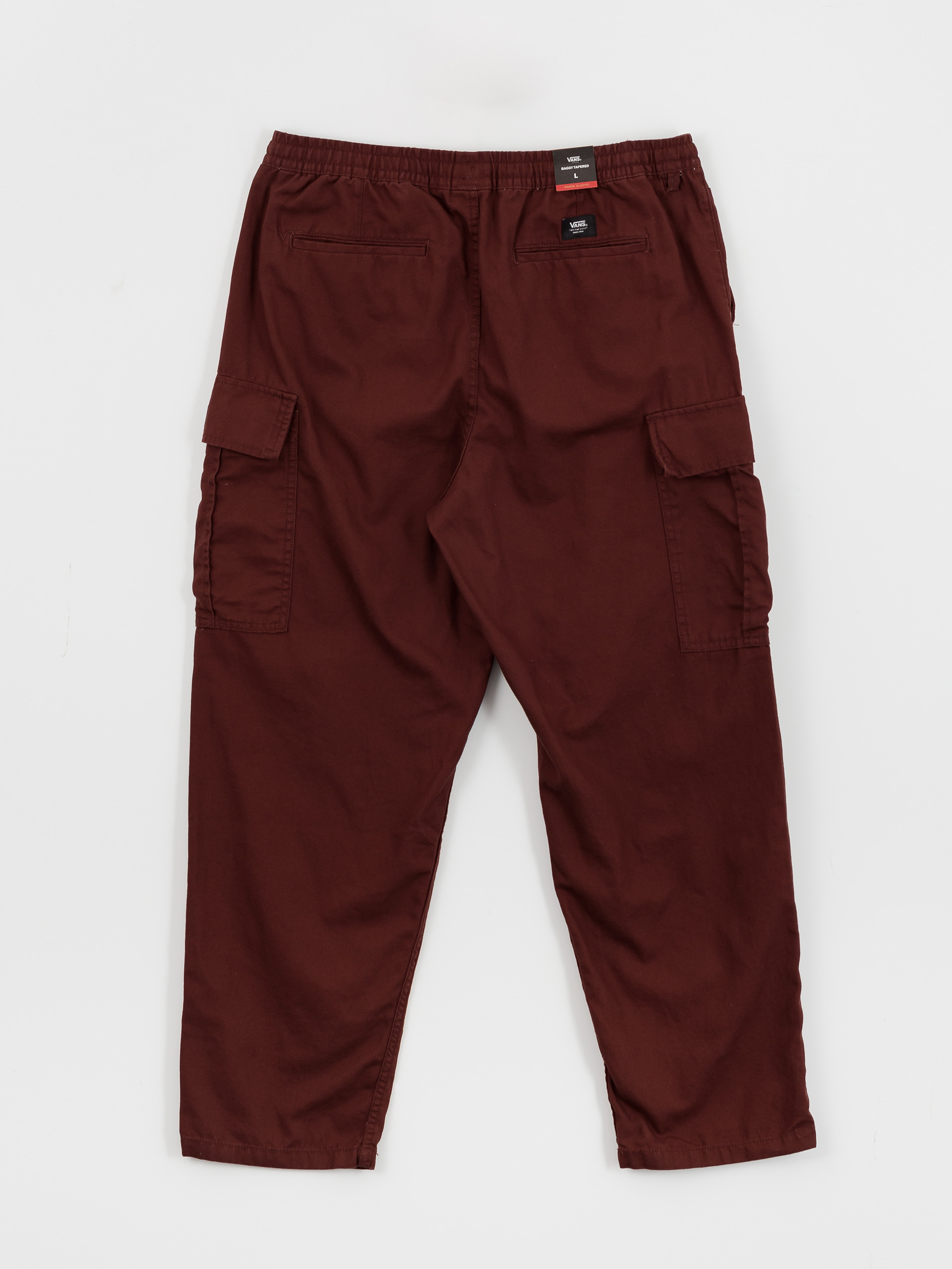 Kalhoty Vans Range Cargo Baggy Tapered Elastic (bitter chocolate)