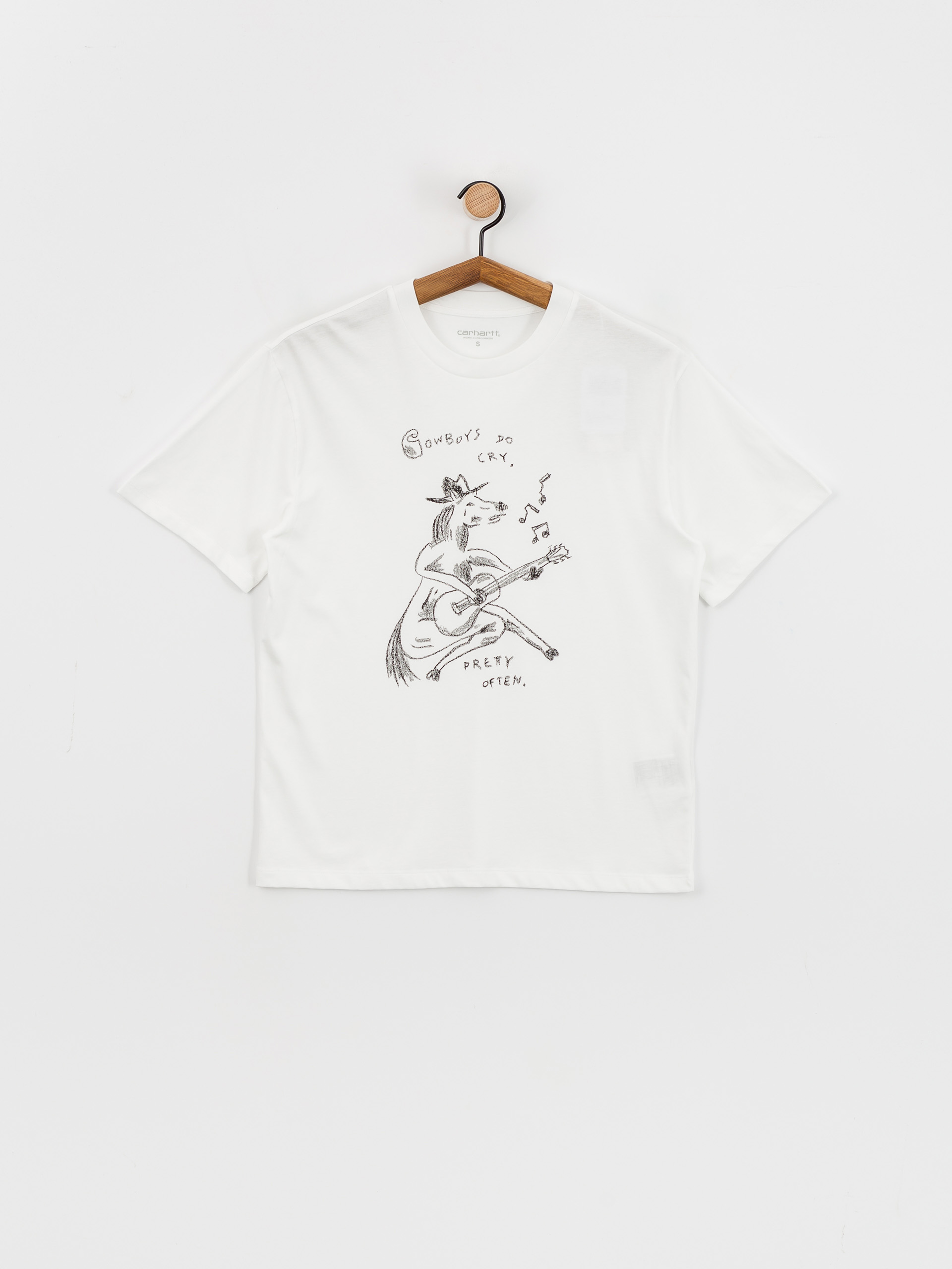 Tričko Carhartt WIP Pepe Sad Cowboy Wmn (white/black)