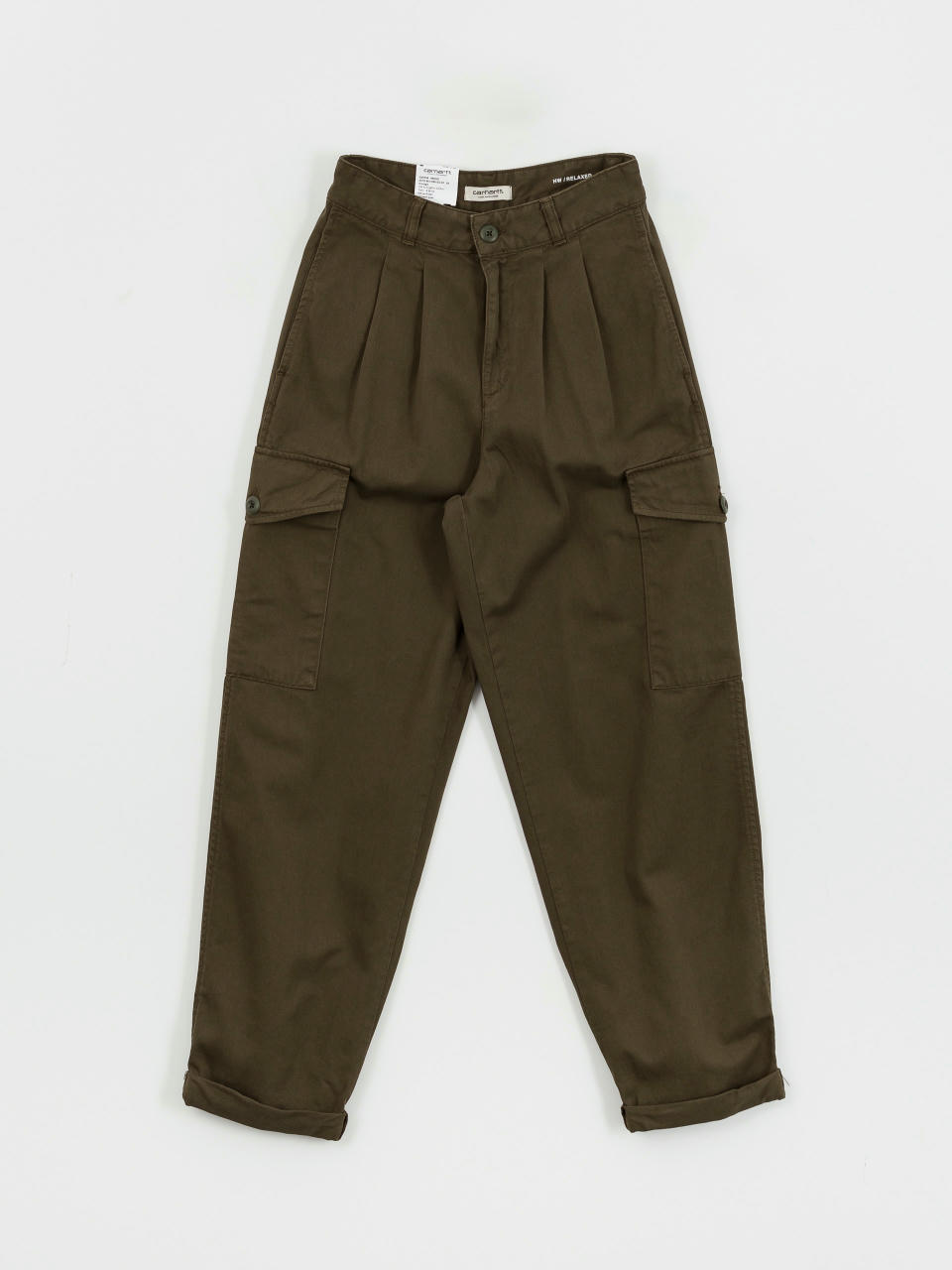 Kalhoty Carhartt WIP Collins Wmn (office green)