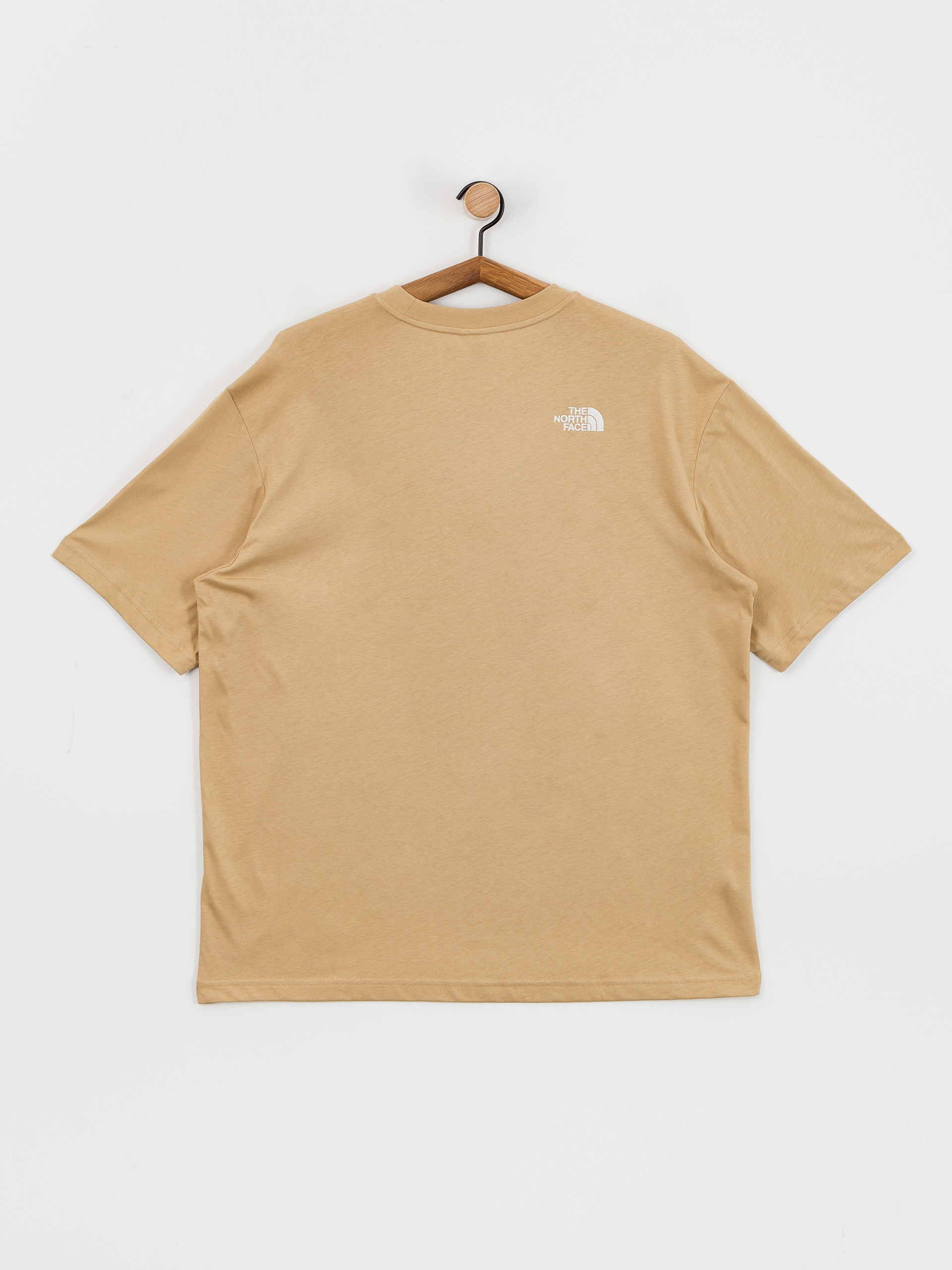 Tričko The North Face Essential Oversize (khaki stone)