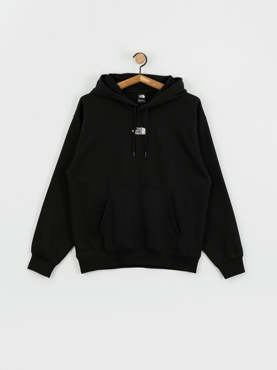 Mikina s kapucí The North Face Essential Oversize HD Wmn (tnf black)