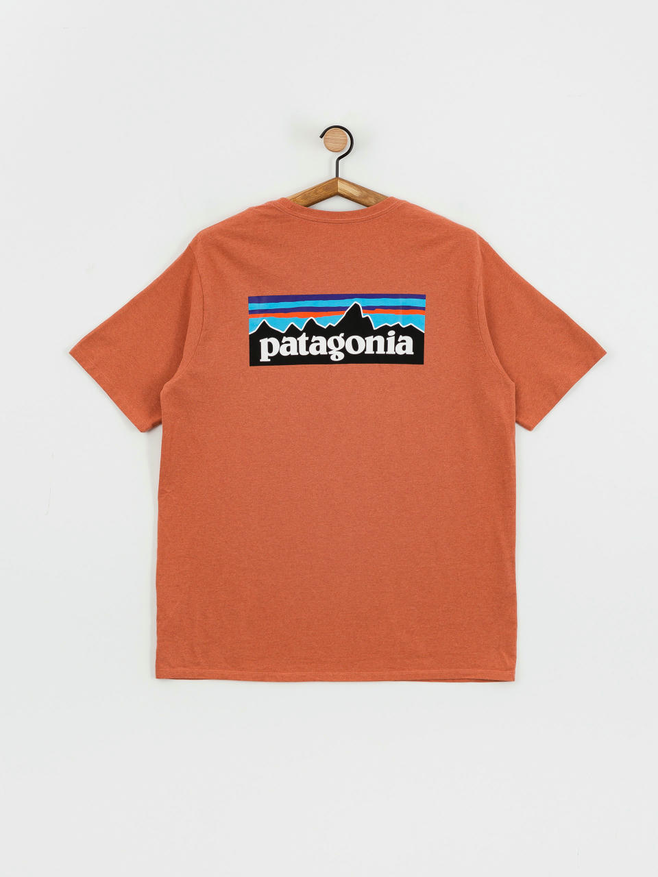 Tričko Patagonia P 6 Logo Responsibili (redtail rust)