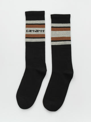 Ponožky Carhartt WIP Connors (black/grey heather/hamilton brown)