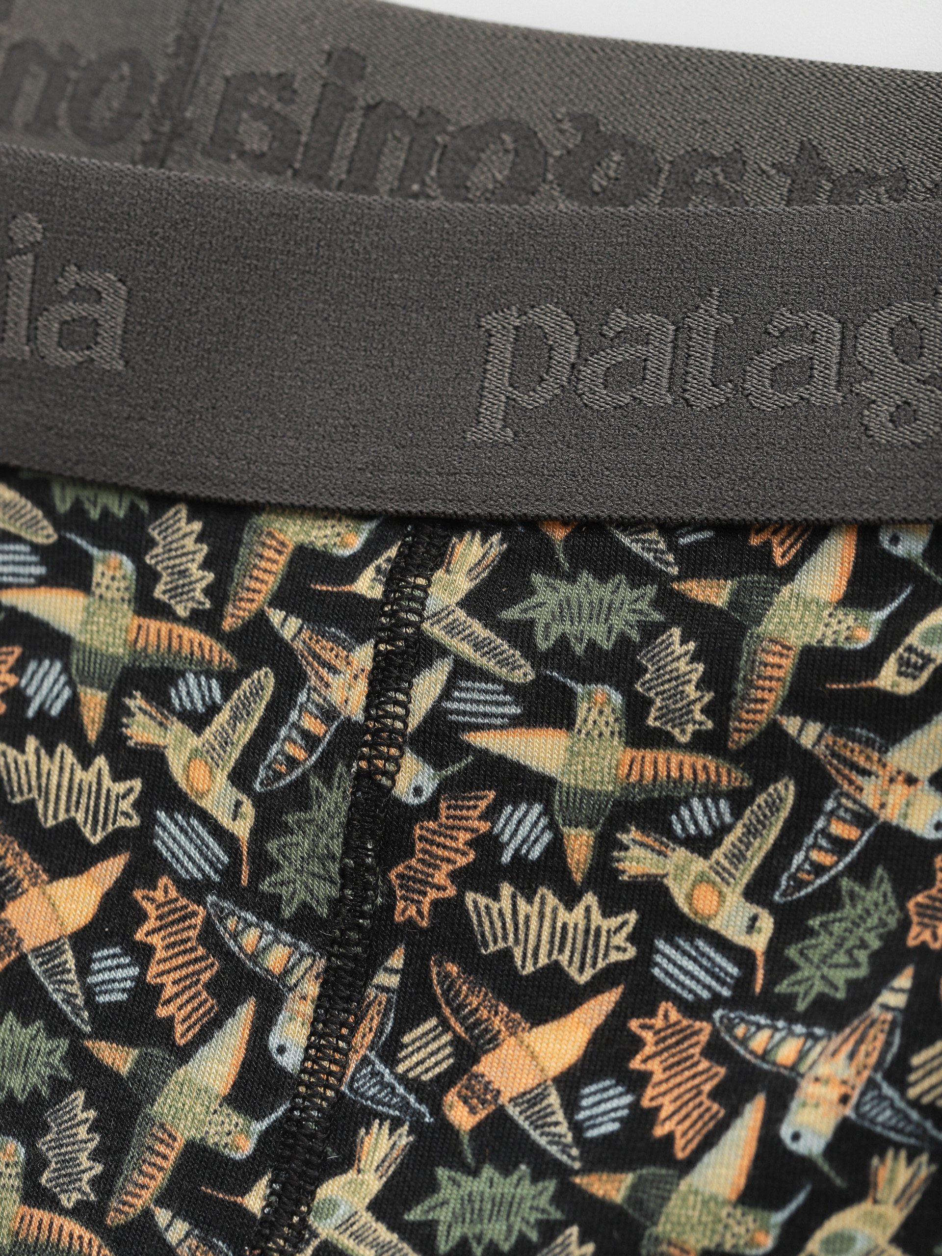 Spodní prádlo Patagonia Essential Boxer Briefs 3in (allens party ink black)