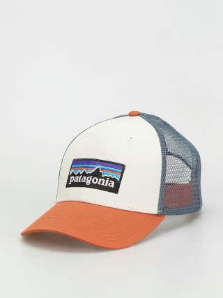 Kšiltovka  Patagonia P 6 Logo LoPro Trucker (white w/redtail rust)