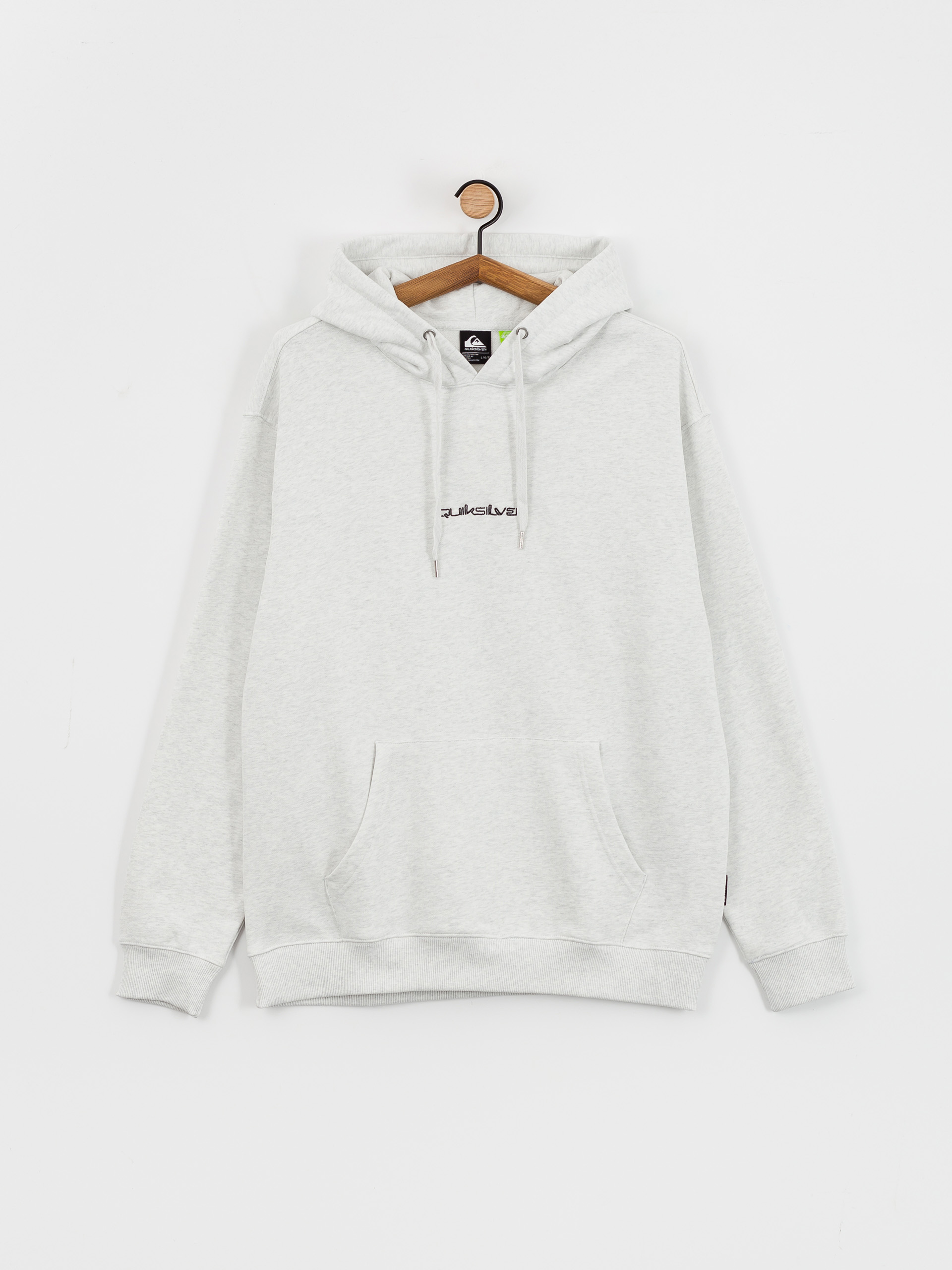 Mikina s kapucí Quiksilver Dna Omni Logo HD (white marble heather)