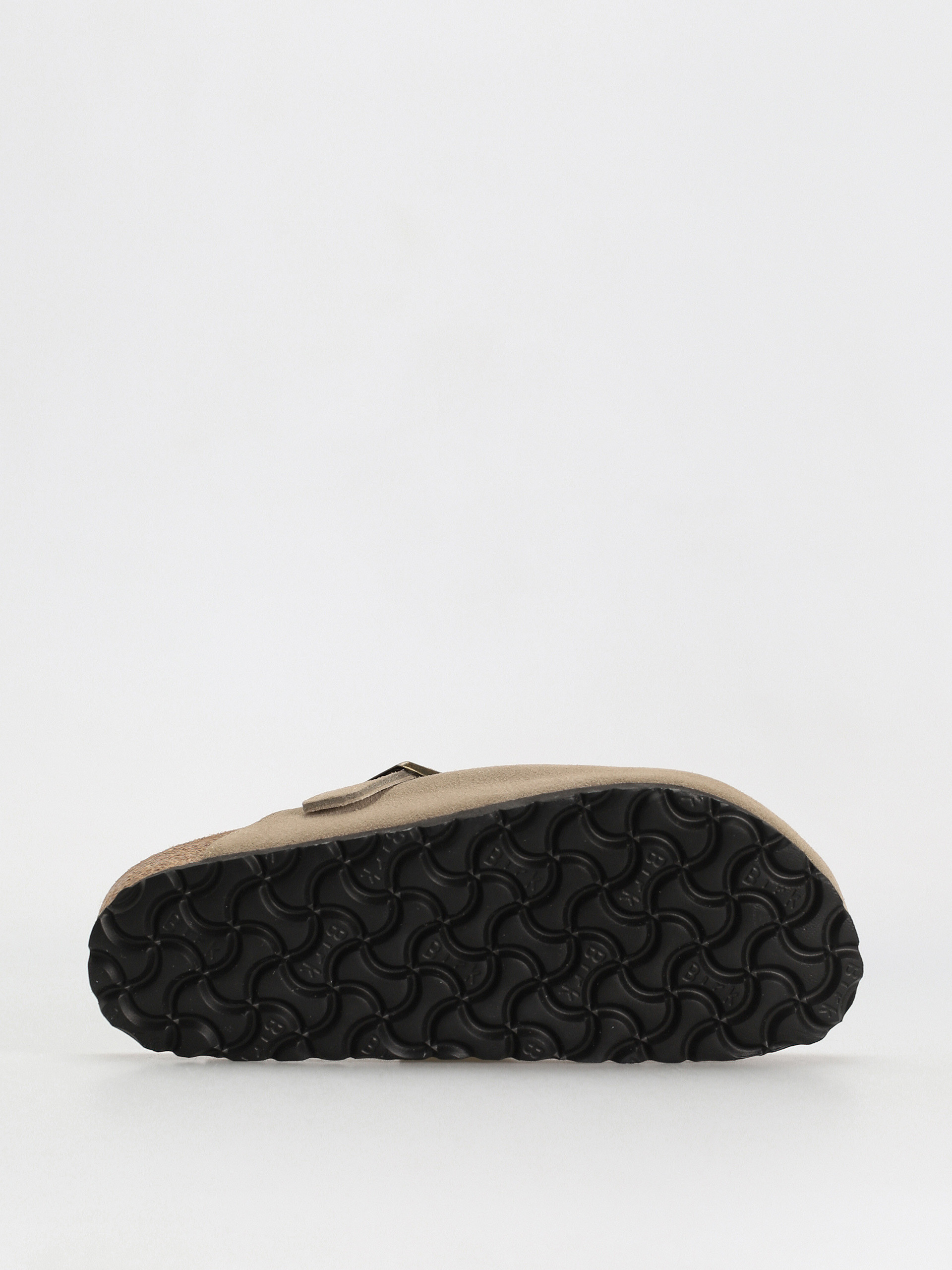 Plážovky Birkenstock Boston Shearling Suede Leather Fur Narrow Wmn (taupe)