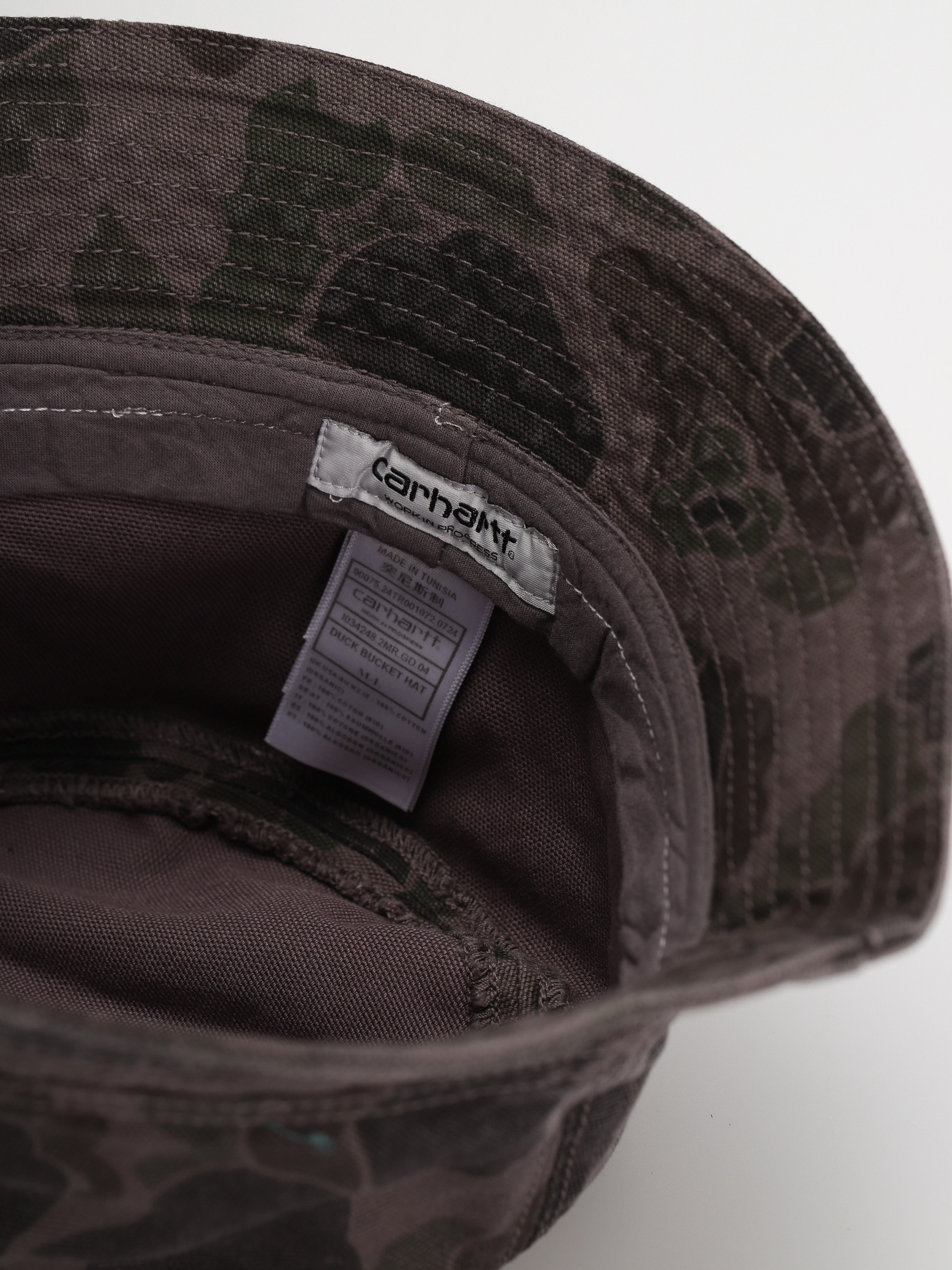 Klobouk Carhartt WIP Duck Bucket (camo duck/green/graphite)