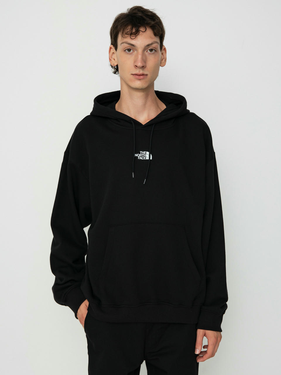 Mikina s kapucí The North Face Zumu Oversize HD (tnf black)