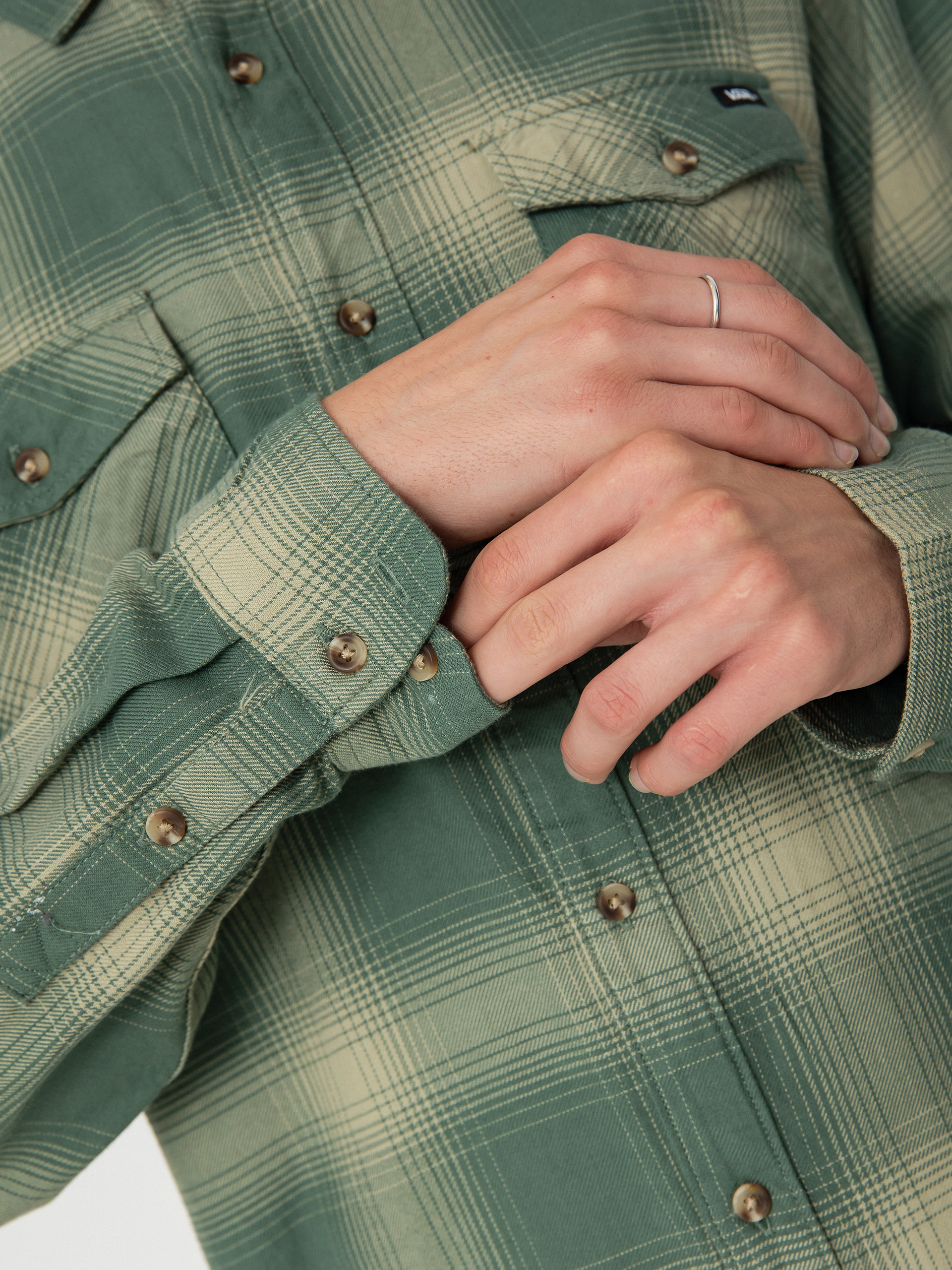 Košile Vans Monterey III (dark forest/elm)