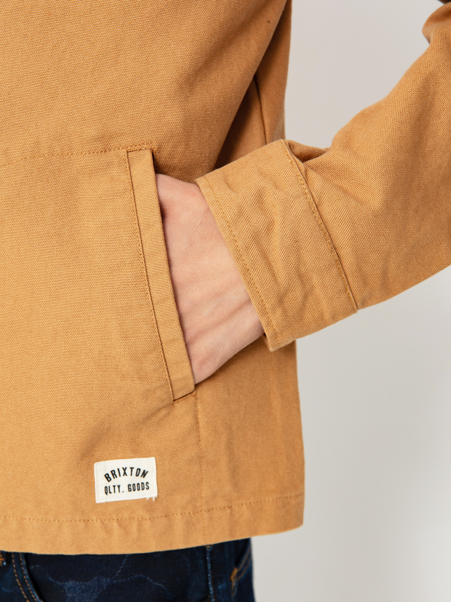 Bunda Brixton Mechanic Garage Zip (tobacco brown)