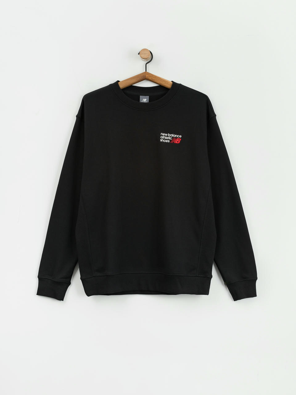 Mikina New Balance Athletics Premium Logo Crew (black)