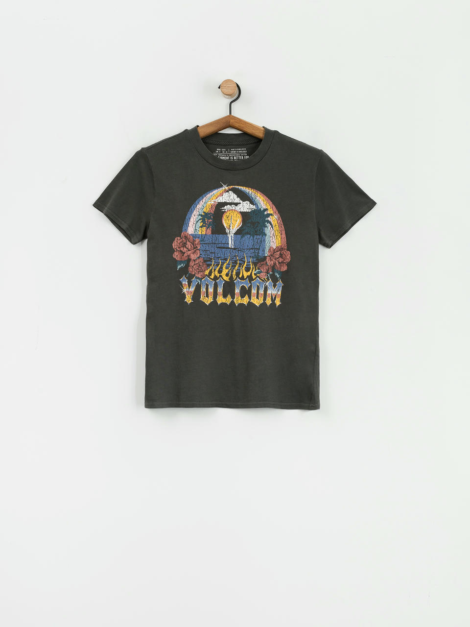 Tričko Volcom Lock It Up Wmn (black)