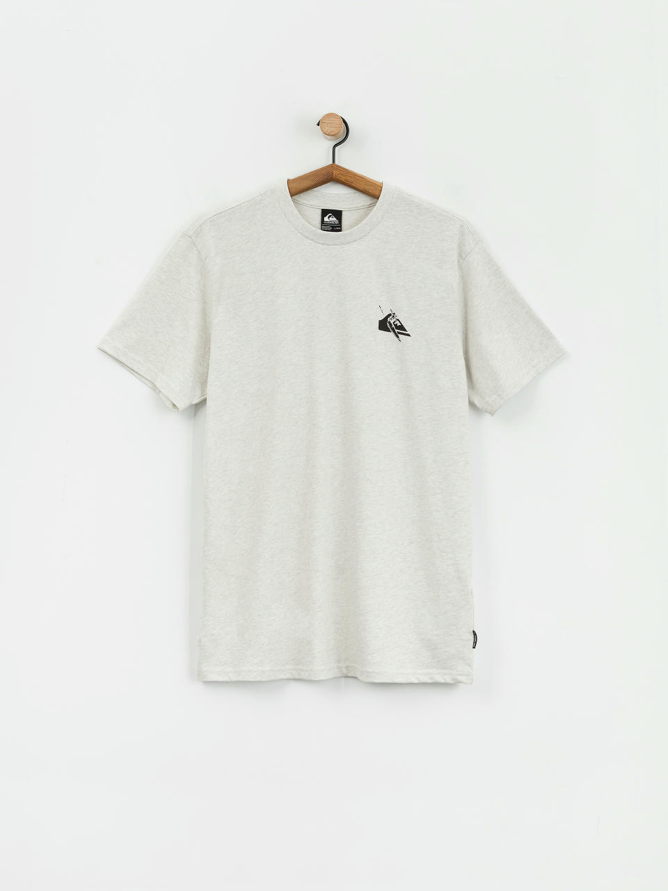 Tričko Quiksilver Qs Petroglyph Logo Dna (snow heather)