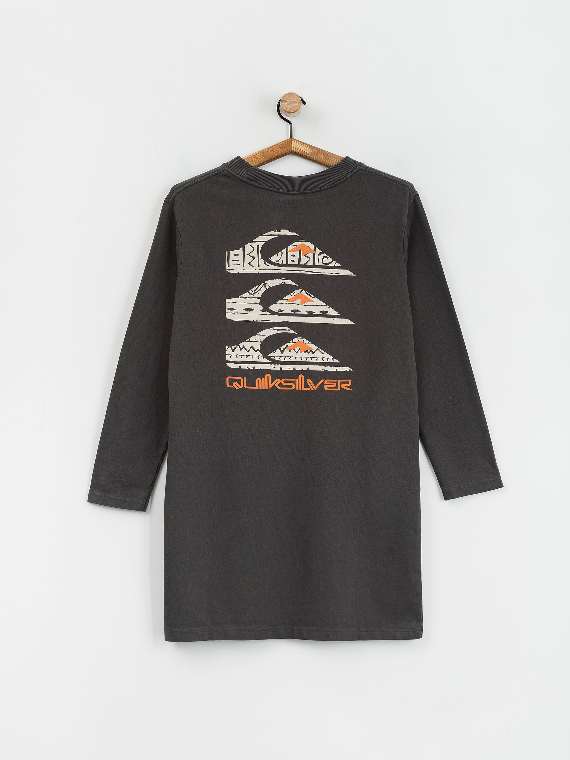 Triko Quiksilver Uni Ls Tee Dress Wmn (tarmac)