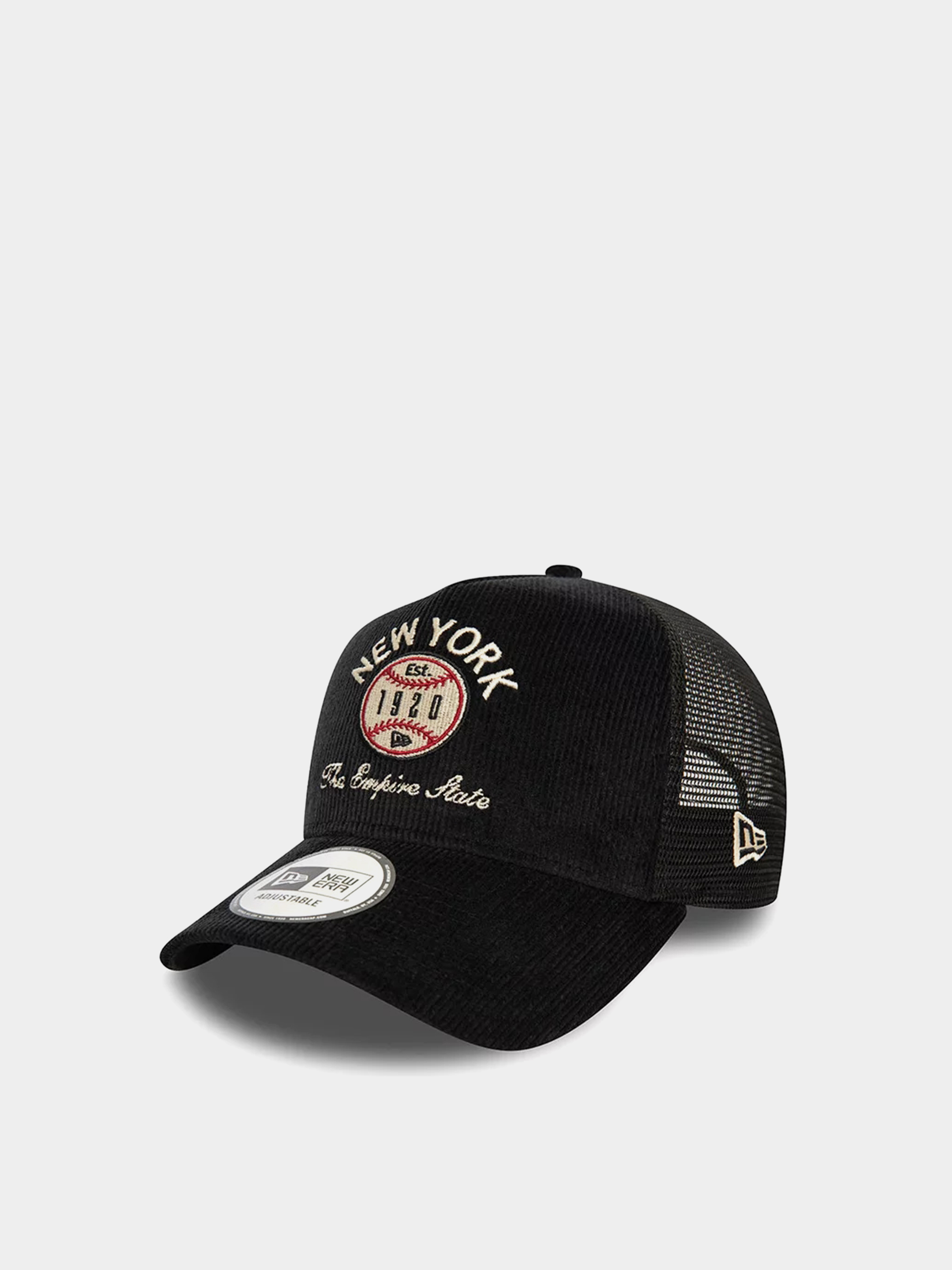 Kšiltovka  New Era Cord Graphic Trucker (black)