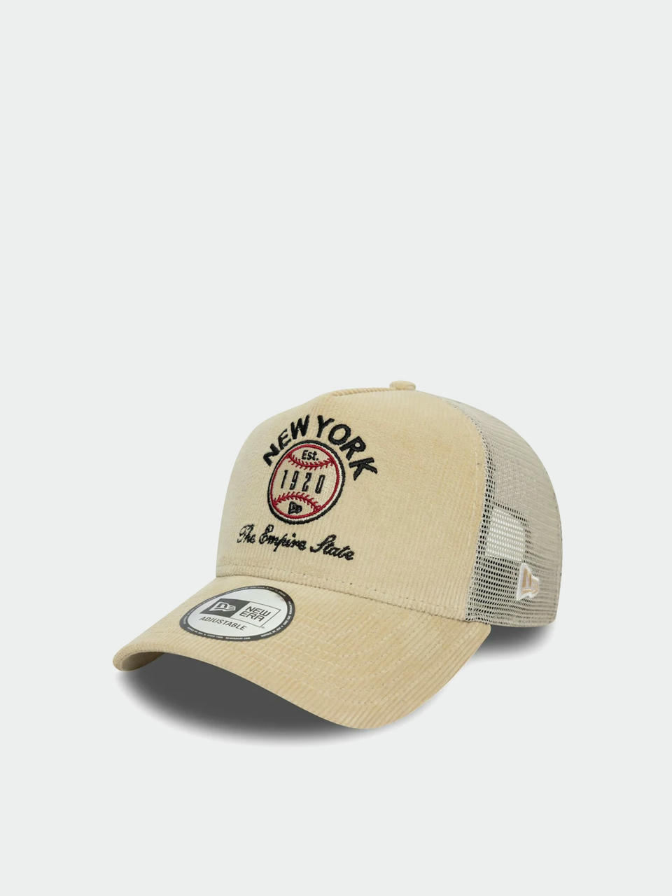 Kšiltovka  New Era Cord Graphic Trucker (stone)