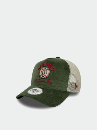 Kšiltovka  New Era Cord Graphic Trucker (dark green)