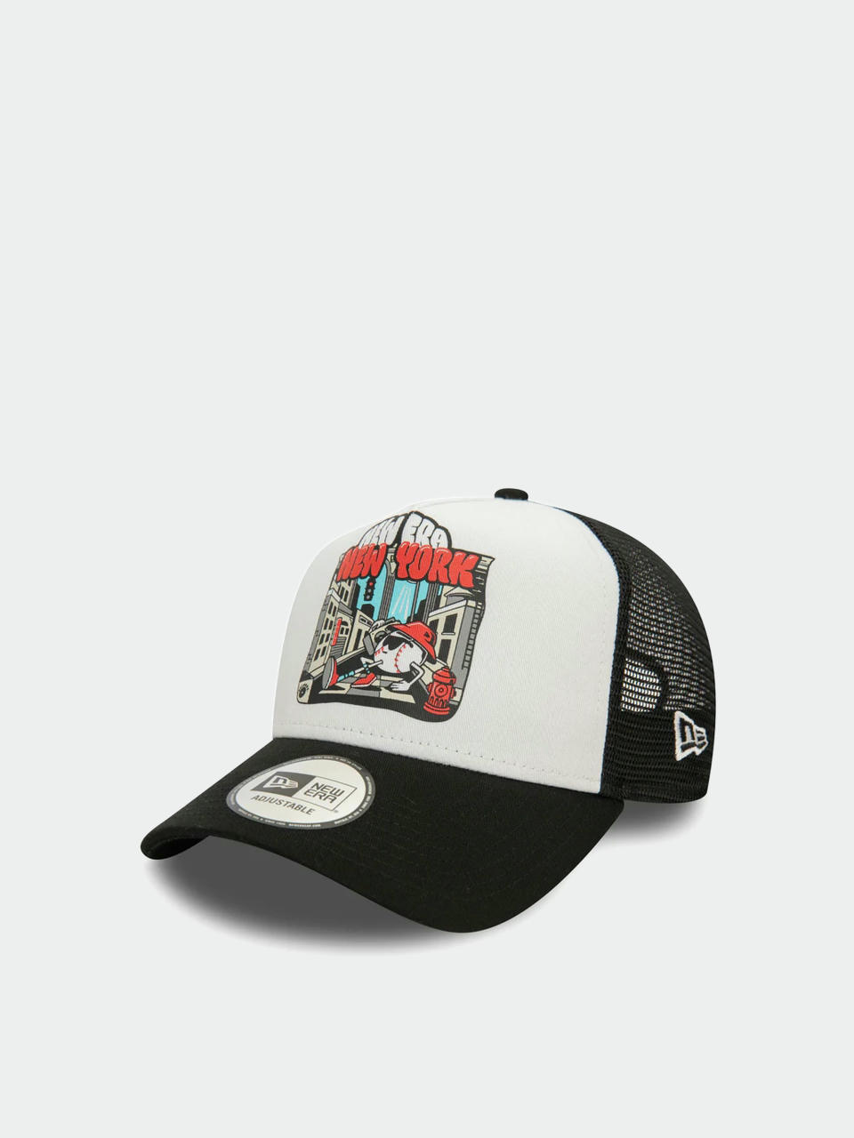 Kšiltovka  New Era Graphic Print Trucker (black)