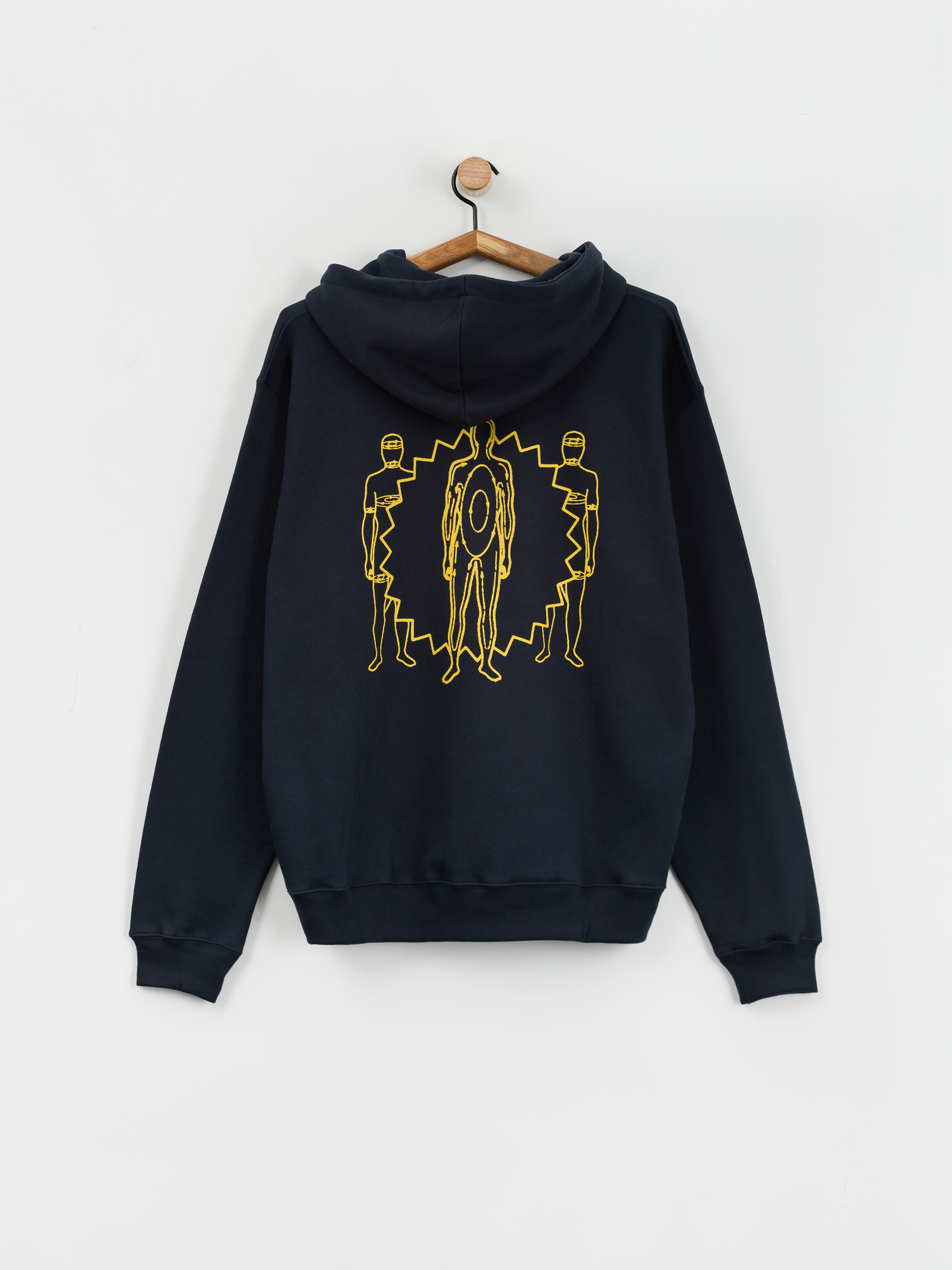 Mikina s kapucí Polar Skate Dave Hoodie Anyone Out There HD (new navy)