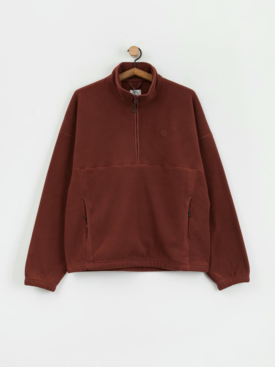 Mikina Polar Skate Ivan Half Zip (wine)