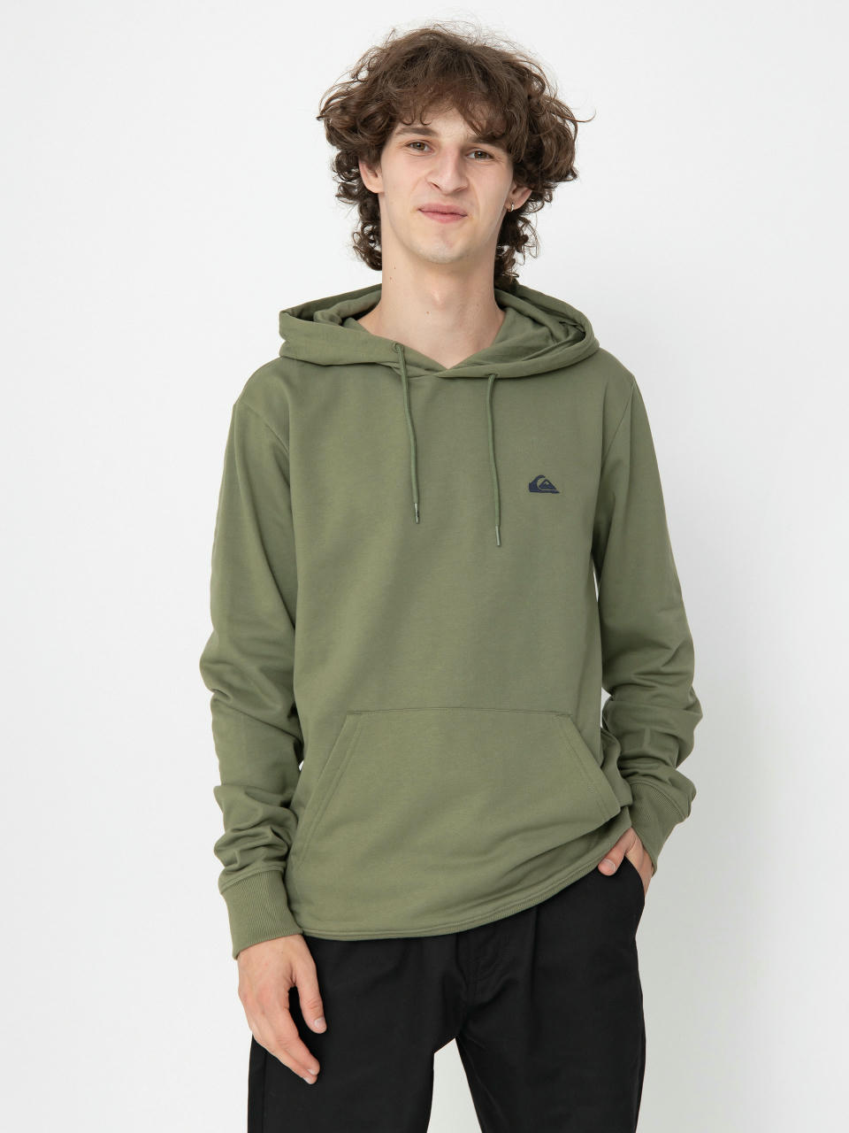 Mikina s kapucí Quiksilver Basic HD (four leaf clover)