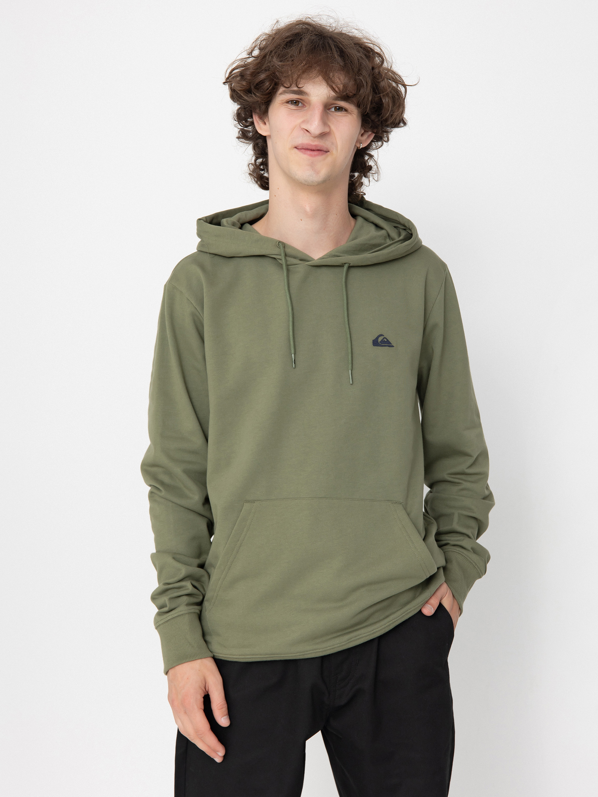 Mikina s kapucí Quiksilver Basic HD (four leaf clover)