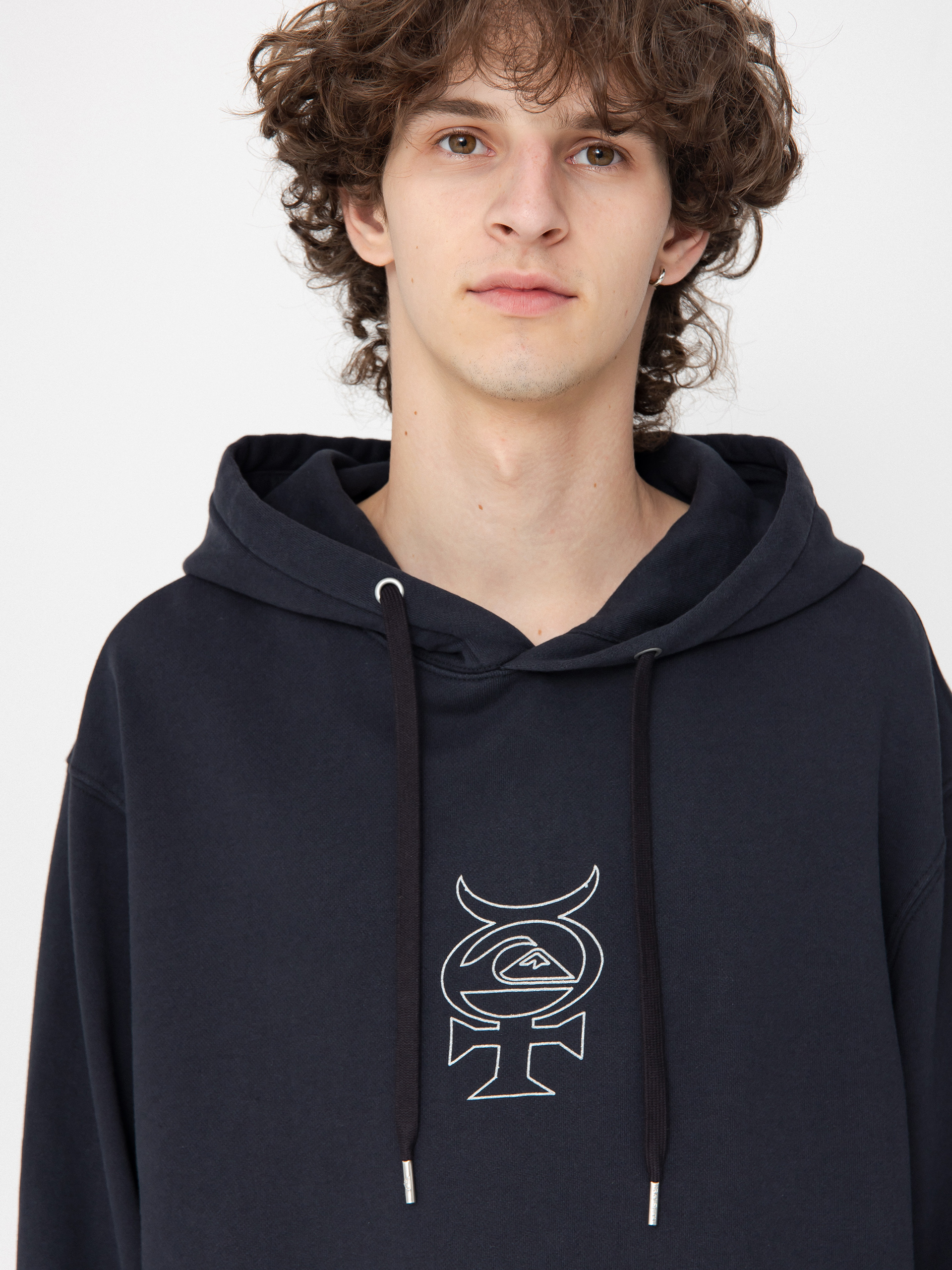 Mikina s kapucí Quiksilver Mercury HD (black)