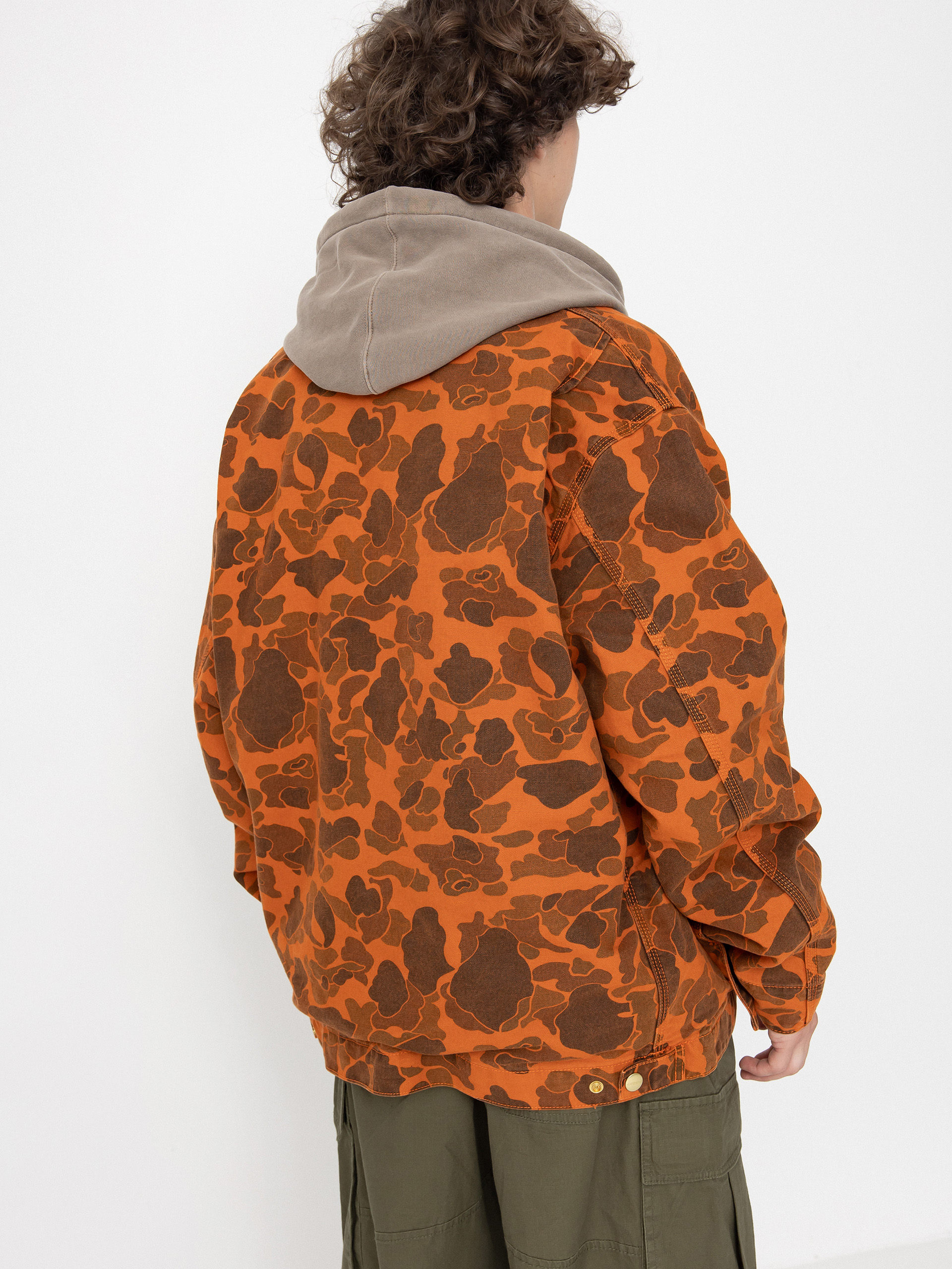 Bunda Carhartt WIP Duck Detroit (camo duck/green/turmeric)