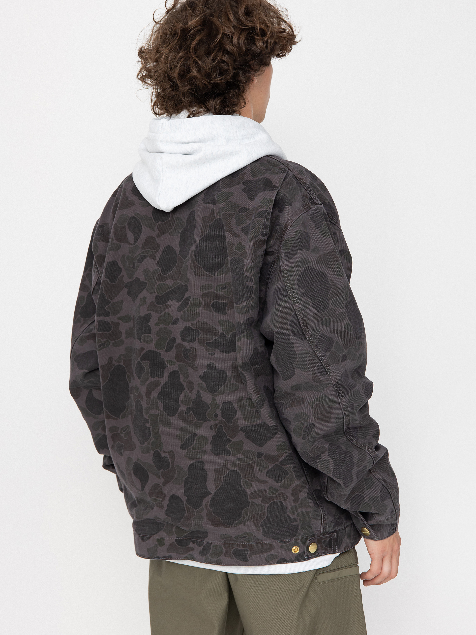 Bunda Carhartt WIP Duck Detroit (camo duck/green/graphite)