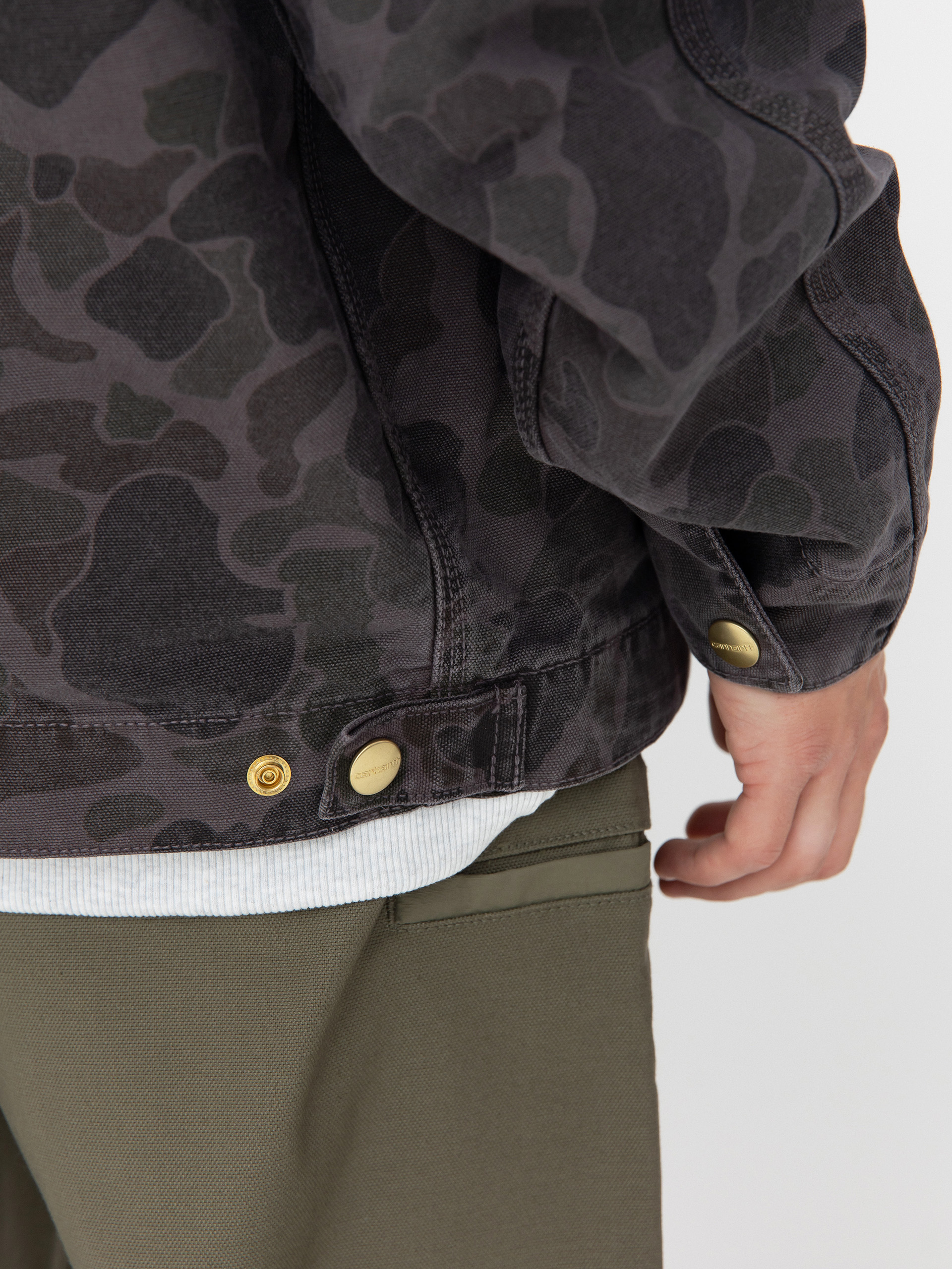 Bunda Carhartt WIP Duck Detroit (camo duck/green/graphite)