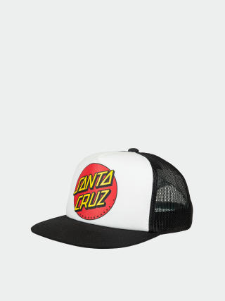 Kšiltovka  Santa Cruz Classic Dot Snapback (white/black/red)