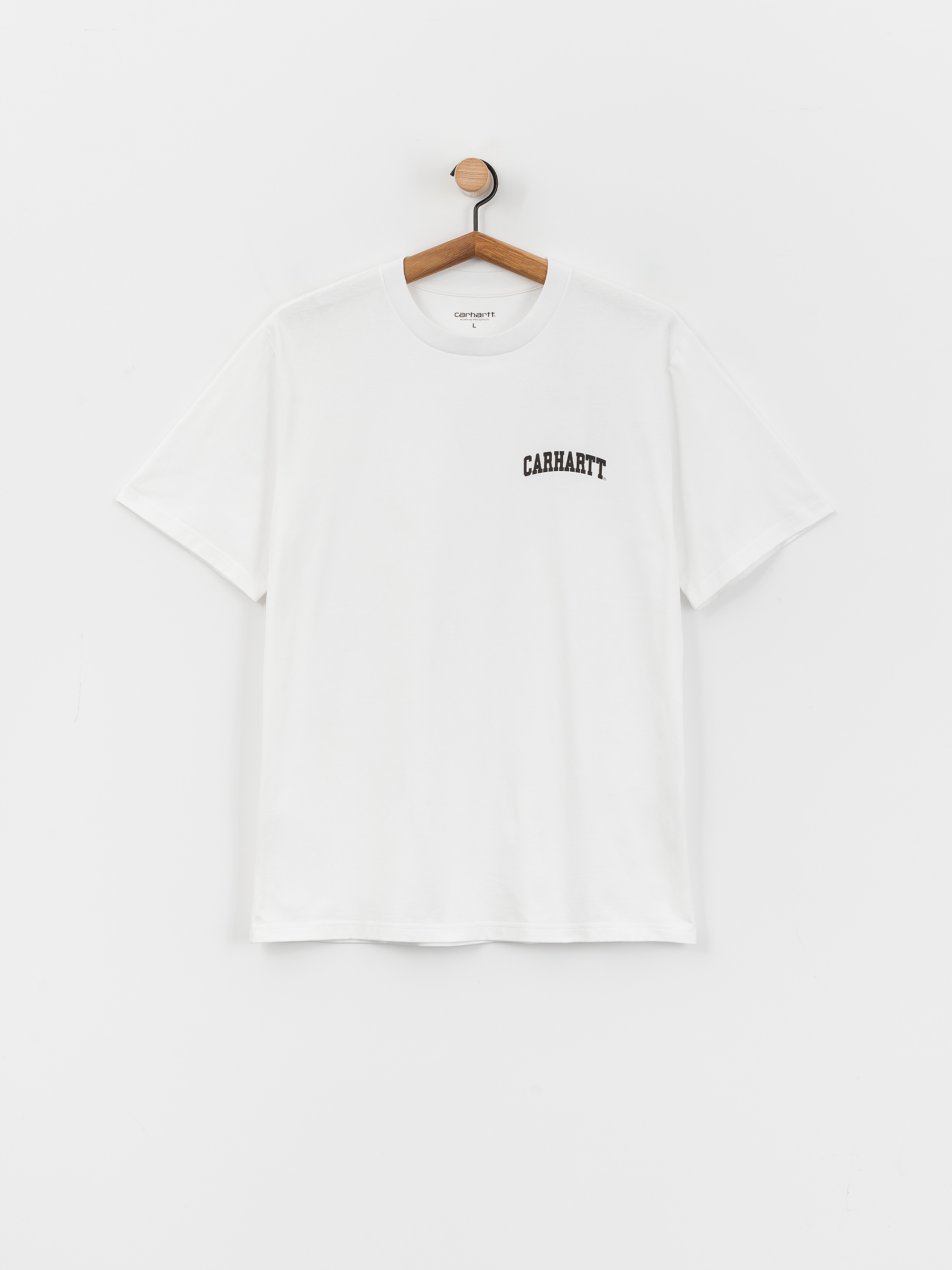 Tričko Carhartt WIP University Script (white/black)