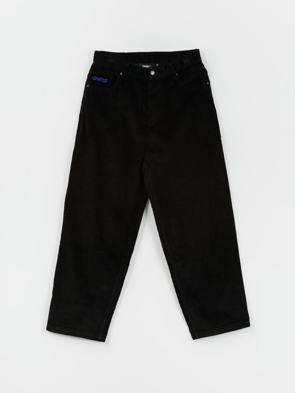 Kalhoty Wasted Paris Acid Corduroy Casper (black)