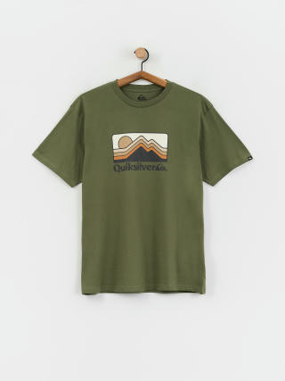 Tričko Quiksilver Qs Gradient Mountains (four leaf clover)